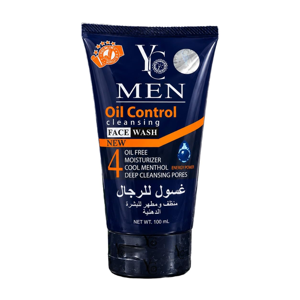 Yc Men Oil Control Face Wash For Oily Skin Clears Clogged Pores Exfoliates Gently Yc667100 Ml (Pack Of 1)