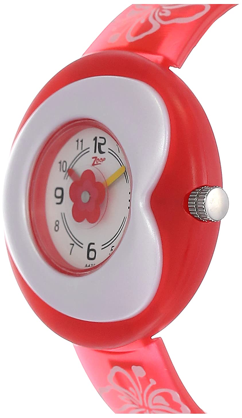 Zoop Analog White Dial ChildrenS Watch -Nkc4007Pp01
