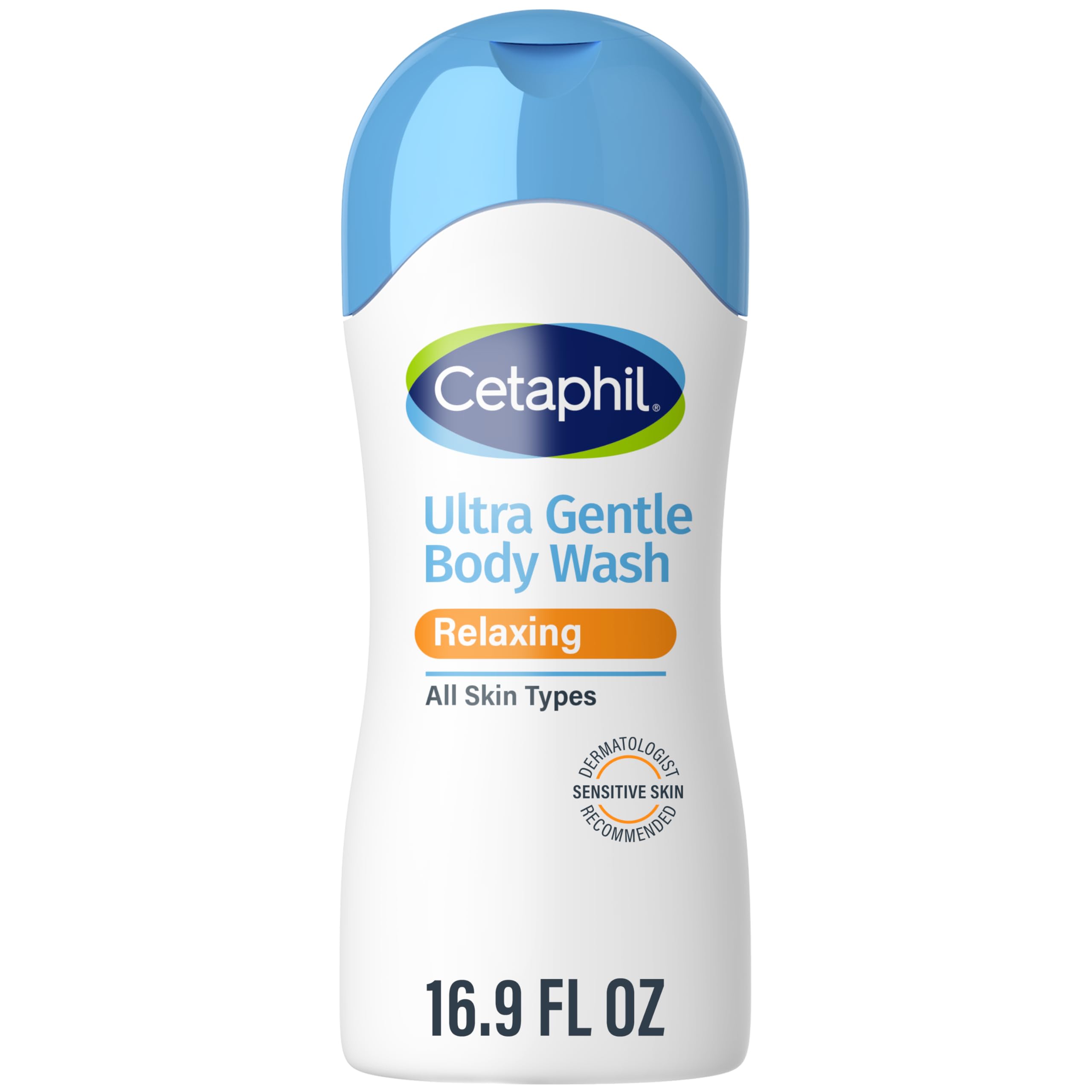 Cetaphil Ultra Gentle Refreshing Body Wash, For Dry To Normal, Sensitive Skin, 16.9Oz, With Aloe Vera, Calendula, Vitamin B5, Hy