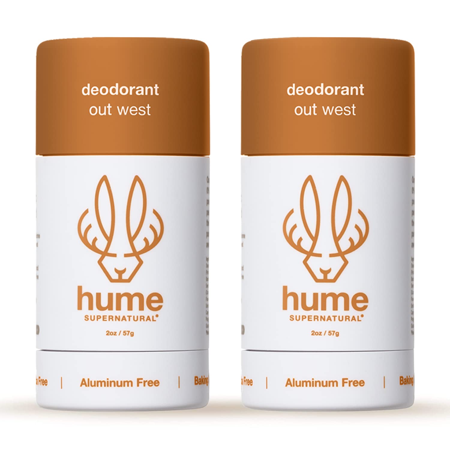 Hume Supernatural Aluminum Free Deodorant For Women & Men - Probiotic And Plant-Based, Long-Lasting Moisture Absorbing - Clean A