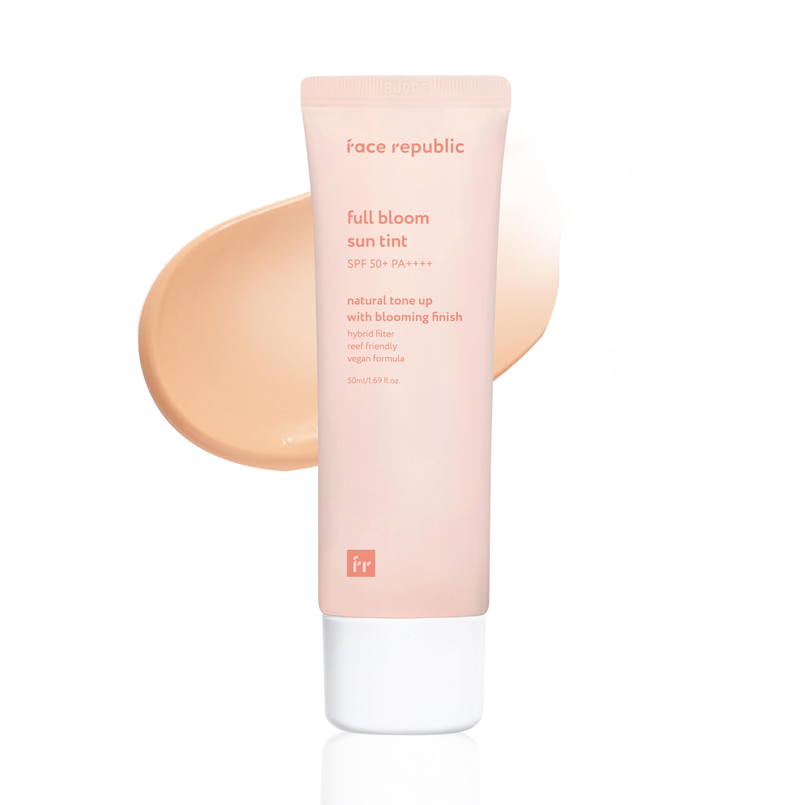 Face Republic Full Bloom Sun Tint 50ml 1.69 fl oz | SPF50+ PA++++ | Tinted Sunscreen | Hybrid Filter, UV Protection, Wrinkle Car