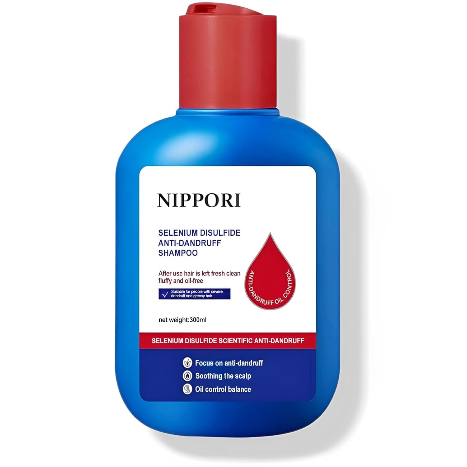 NIPPORI 300ML AntiDandruff Shampoo, ???????????????? ?????????????????? Shampoo, ?????????????? Para La Caspa, Hair Care ??????