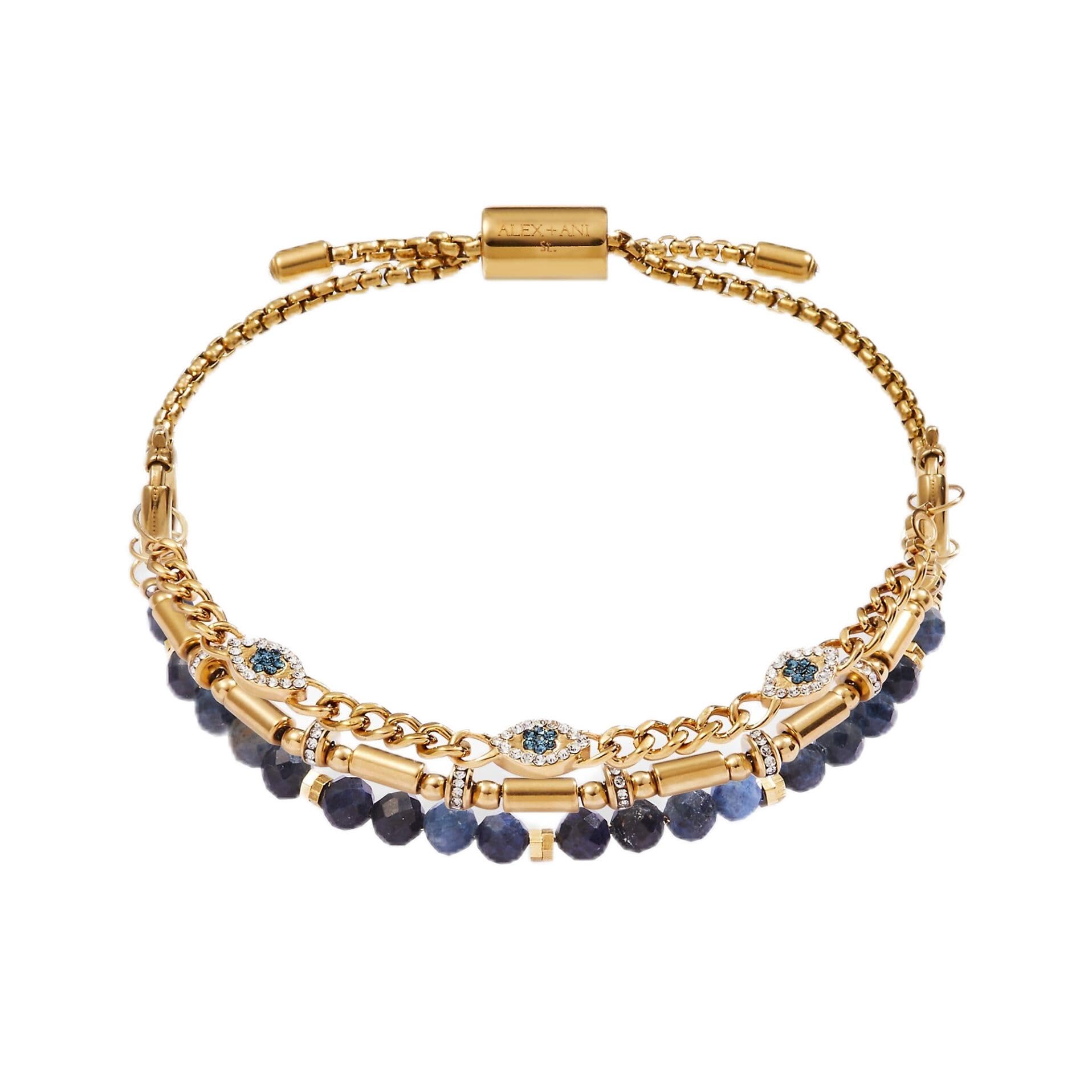Alex and Ani Evil Eye Stranded Bracelet Set