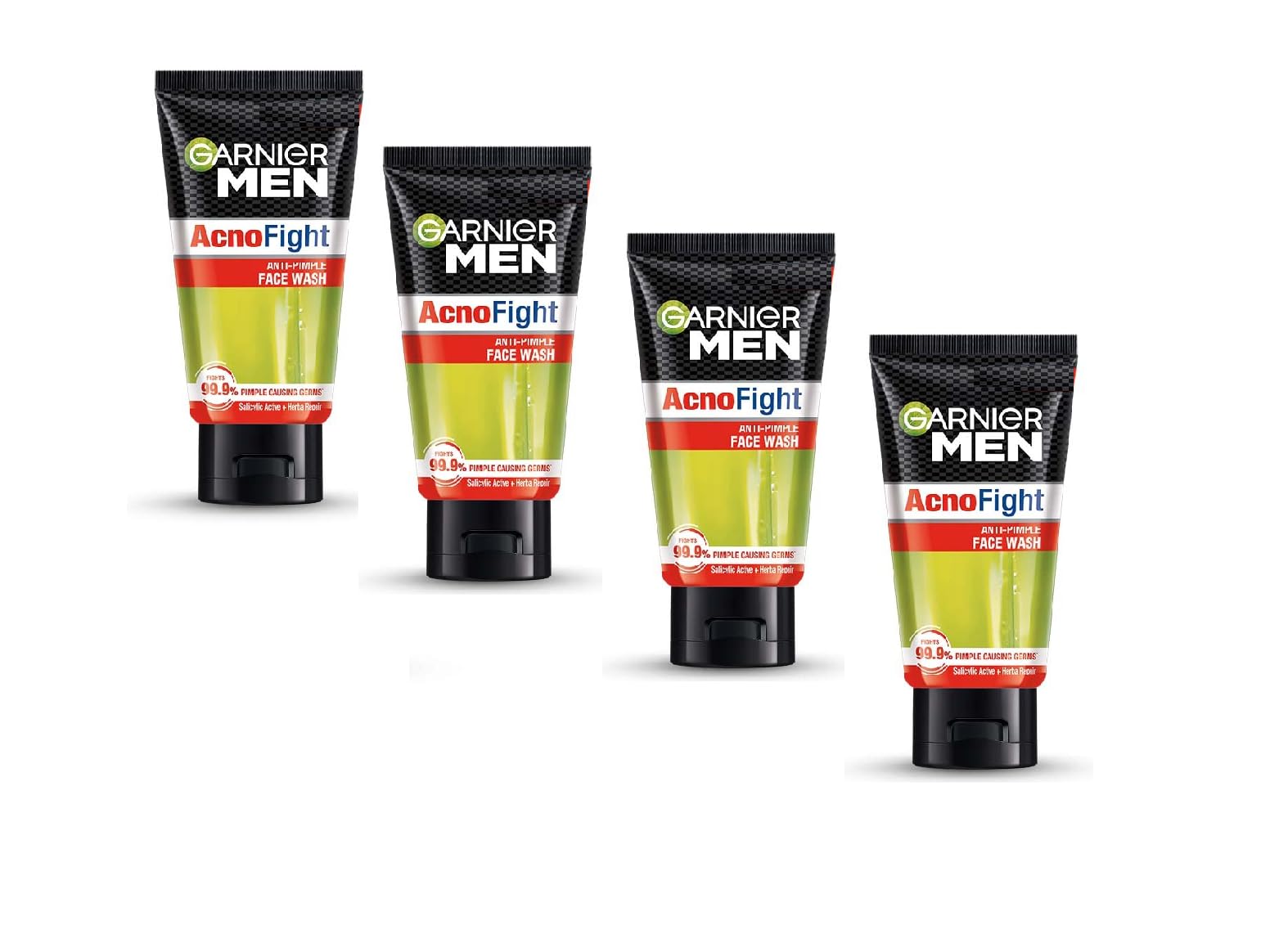 Garnier Men Acno Fight Anti Pimple Face Wash 25Gm (Pack Of4)