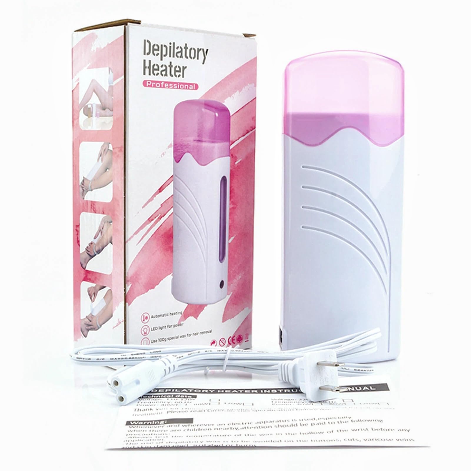NSXAYIWE Roll on Wax Warmer for Hair Removal, Wax Heater for Bikini