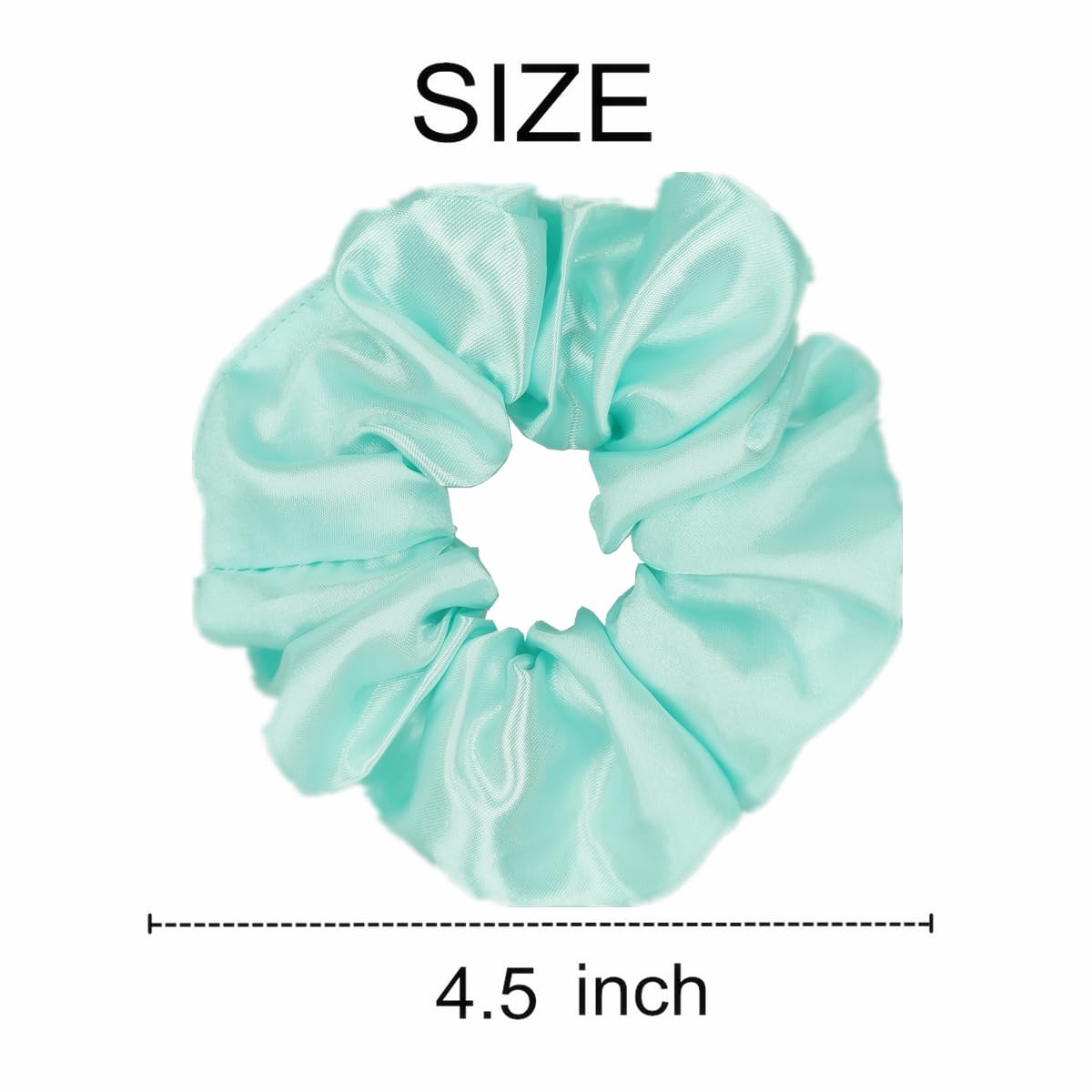 12 Pcs Satin Silk Scrunchies Soft Ties Fashion Bands Bow Ropes Elastic Bracelets Ponytail Holders Accessories For Women And Girl