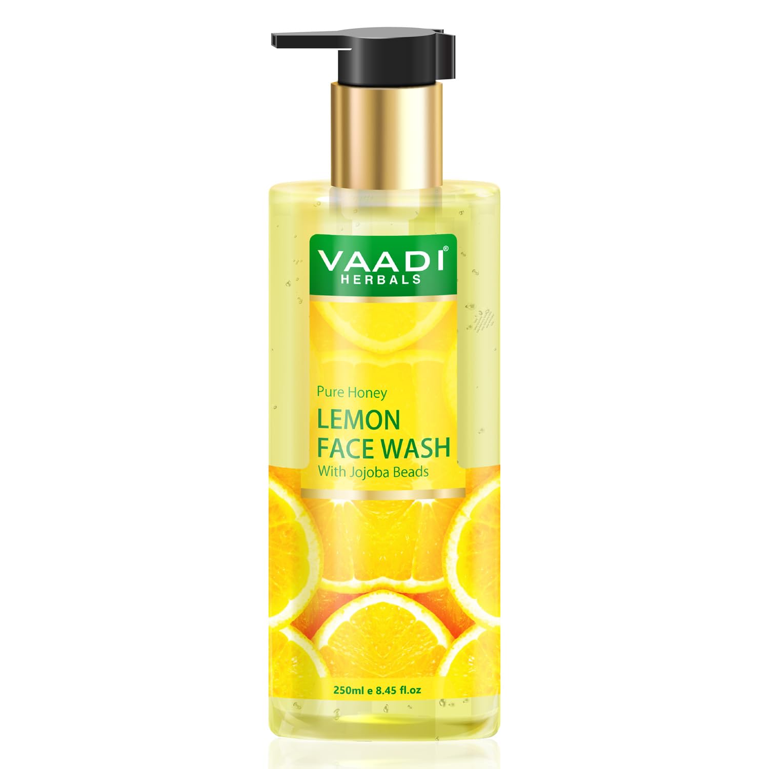 Vaadi Herbals Pvt Ltd Honey Lemon Face Wash With Jojoba Beads, 250 Ml