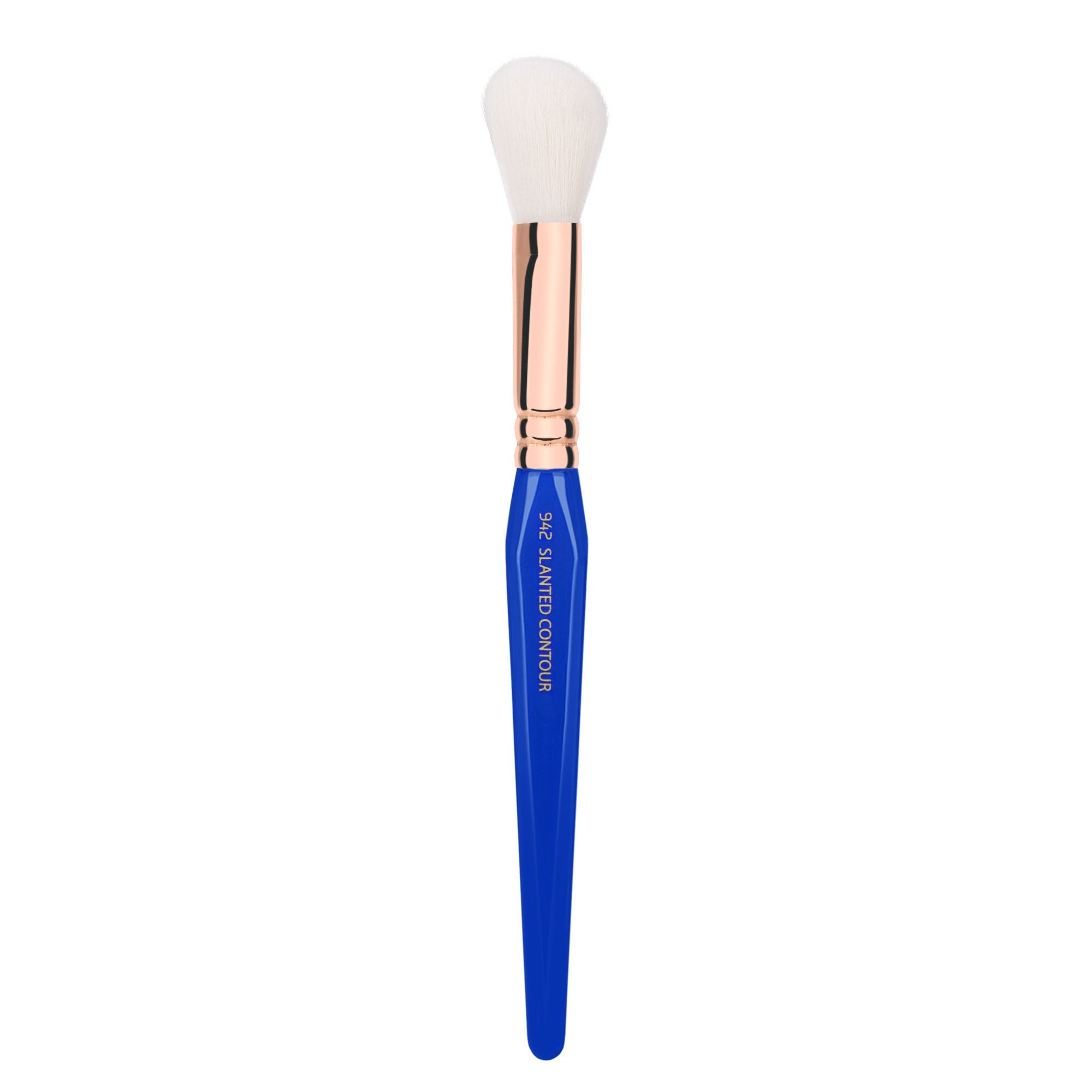Bdellium Tools Professional Makeup Brush - Golden Triangle 942 Slanted Contour - With All Vegan And Soft Synthetic Fibers, For A
