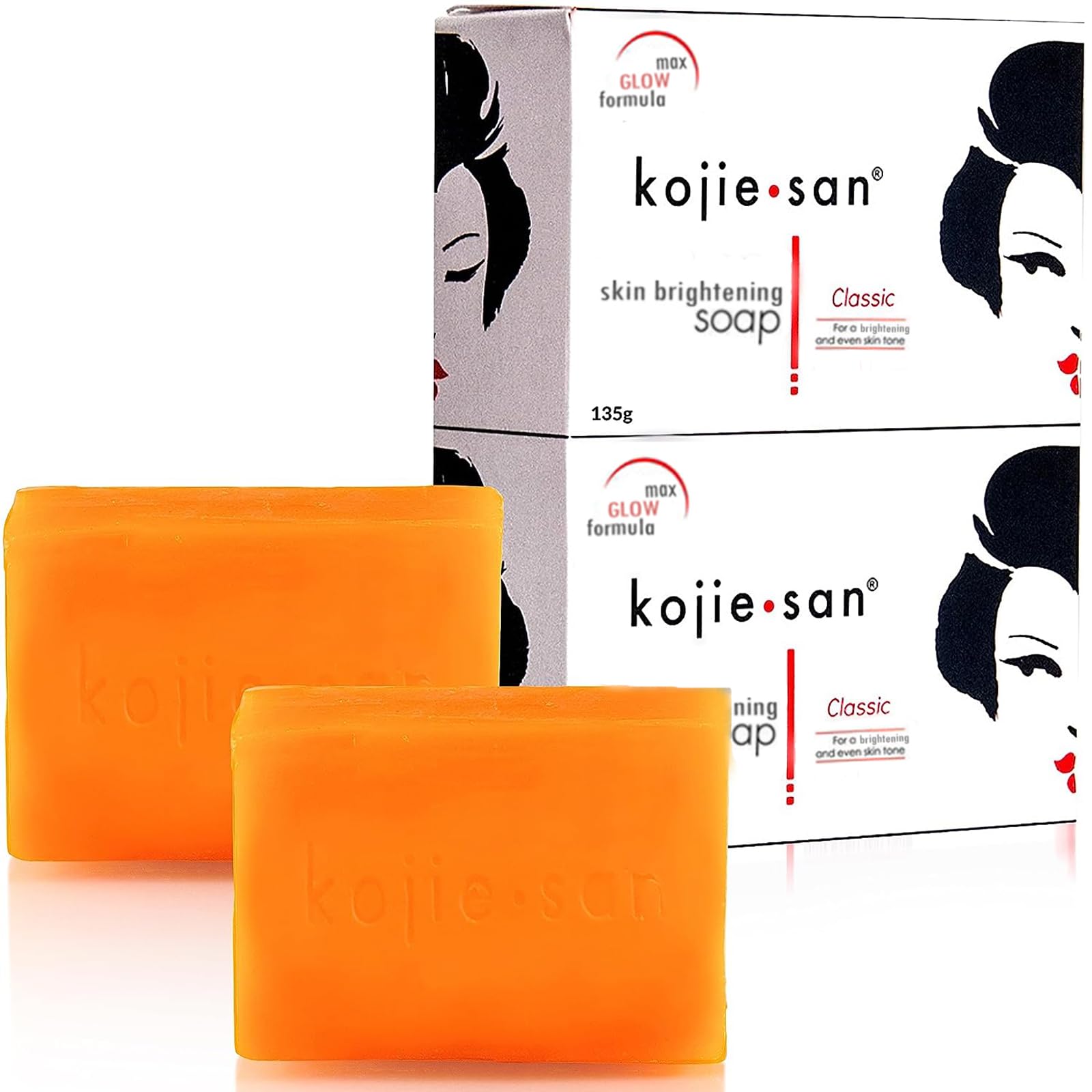 Kojie San Face & Body Skin Brightening Shower 9pc Set - the Original Kojic Acid Soap that Helps Reduce Dark Spots 6 x 135g Bars,