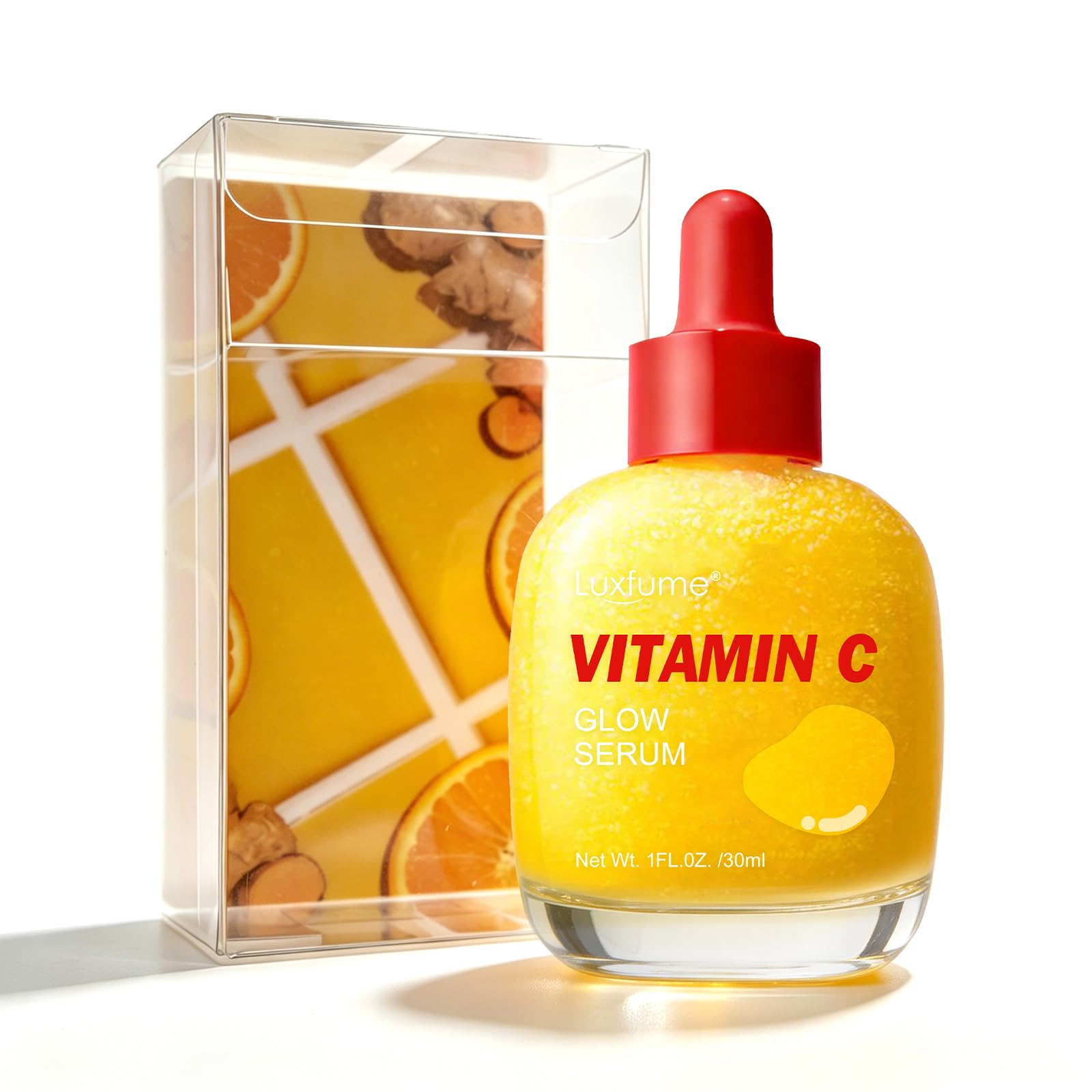 Luxfume Vitamin C Glow Serum  Fades Dark Spots, Hydrates, 30ml