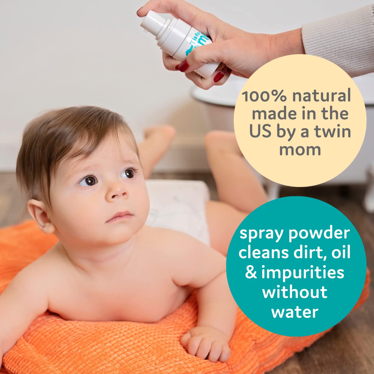 T Is For Tame - The First Dry Shampoo For Babies & Kids, Sensory Friendly, Waterless Scalp And Hair Cleanser, April 2023 Release