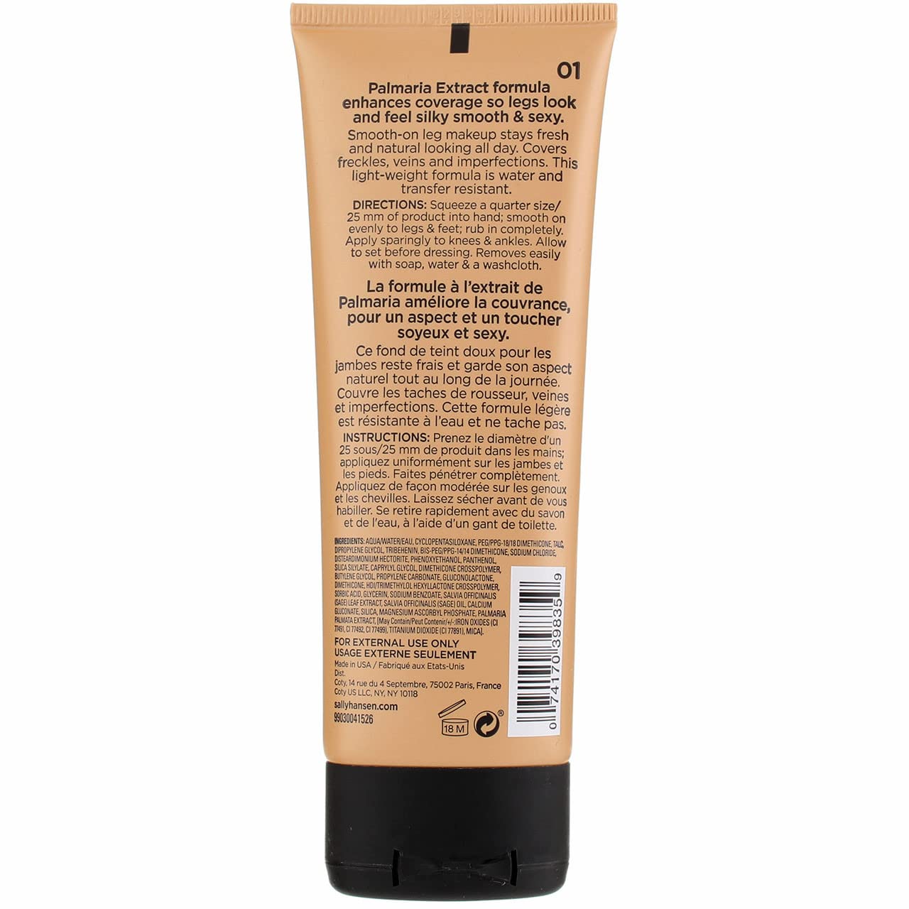 Sally Hansen Airbrush Legs Light 4 Ounce Tube (118ml) (3 Pack)
