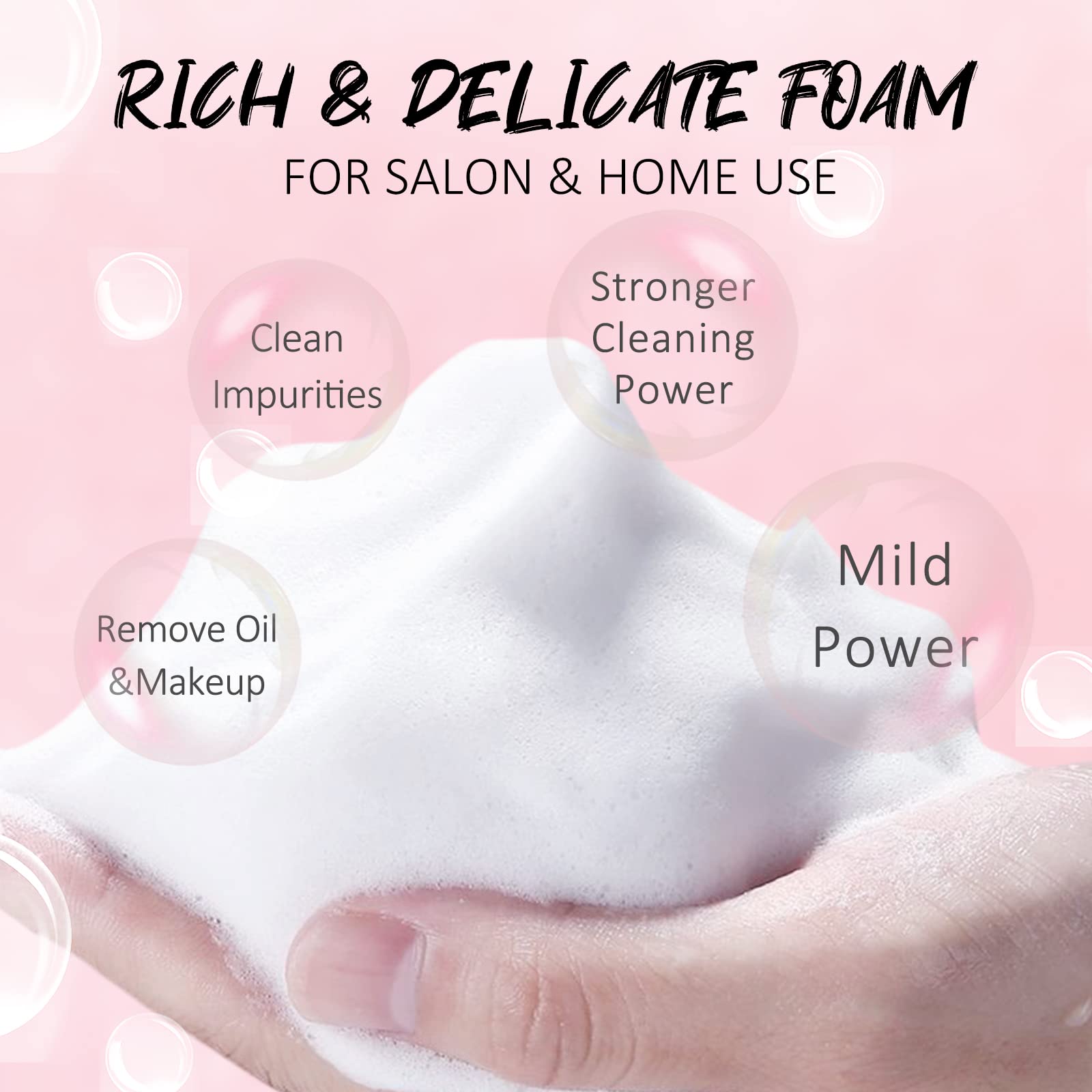 Emeda Lash Shampoo For Lash Extensions Lash Cleaning Kit 150Ml With Lash Fan Dryer Lash Extension Cleanser Oil Free Foam Soap La