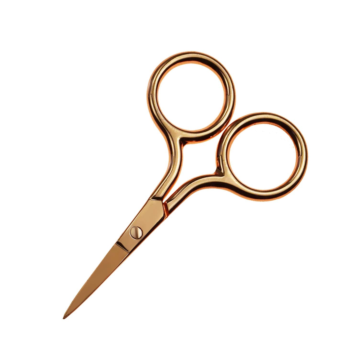 Motanar Facial Hair Scissors,Curved and Rounded Facial Hair Scissors Nose Hair Eyebrow Beard Eyelashes Ear Hairs and Moustache T
