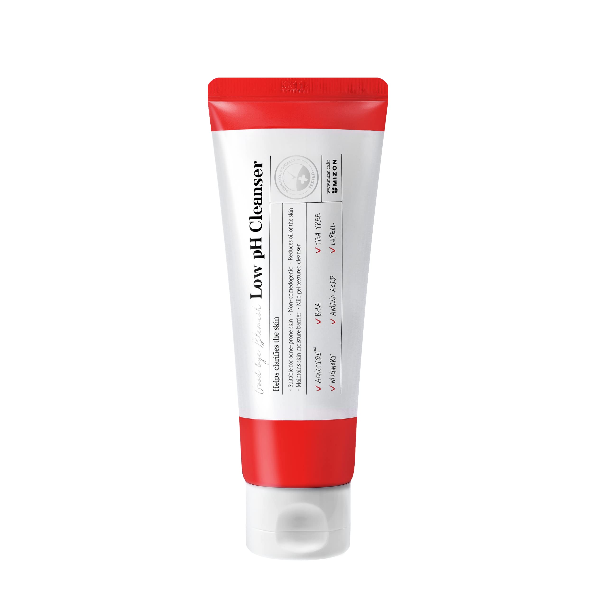 MIZON Good Bye Blemish Low pH Cleanser, Cleanser for troubled skin, Acne Treatment, Breakout Treatment, Korean Skincare, Acne Sp