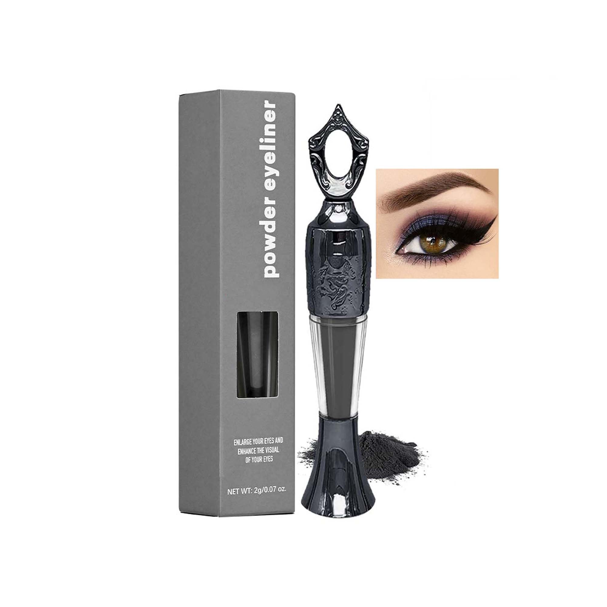 MIESCHER Powder Eyeliner, MultiUse Eyeliner Powder LongWearing & SmudgeProof Intense Color Easy To Apply, Gentle & SkinFrien