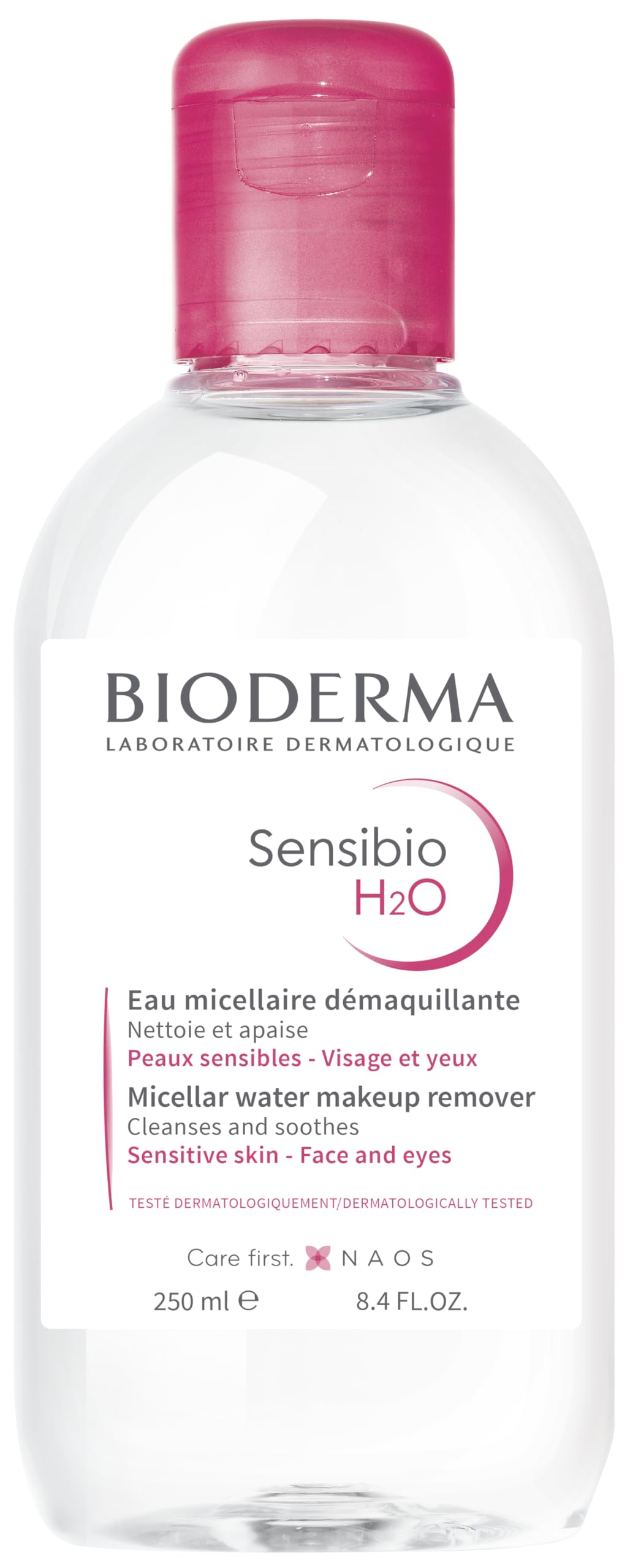 Bioderma - Sensibio - H2O Micellar Water - Makeup Remover - Face Cleanser For Sensitive Skin, Removes 99% Of Makeup, Pollution A
