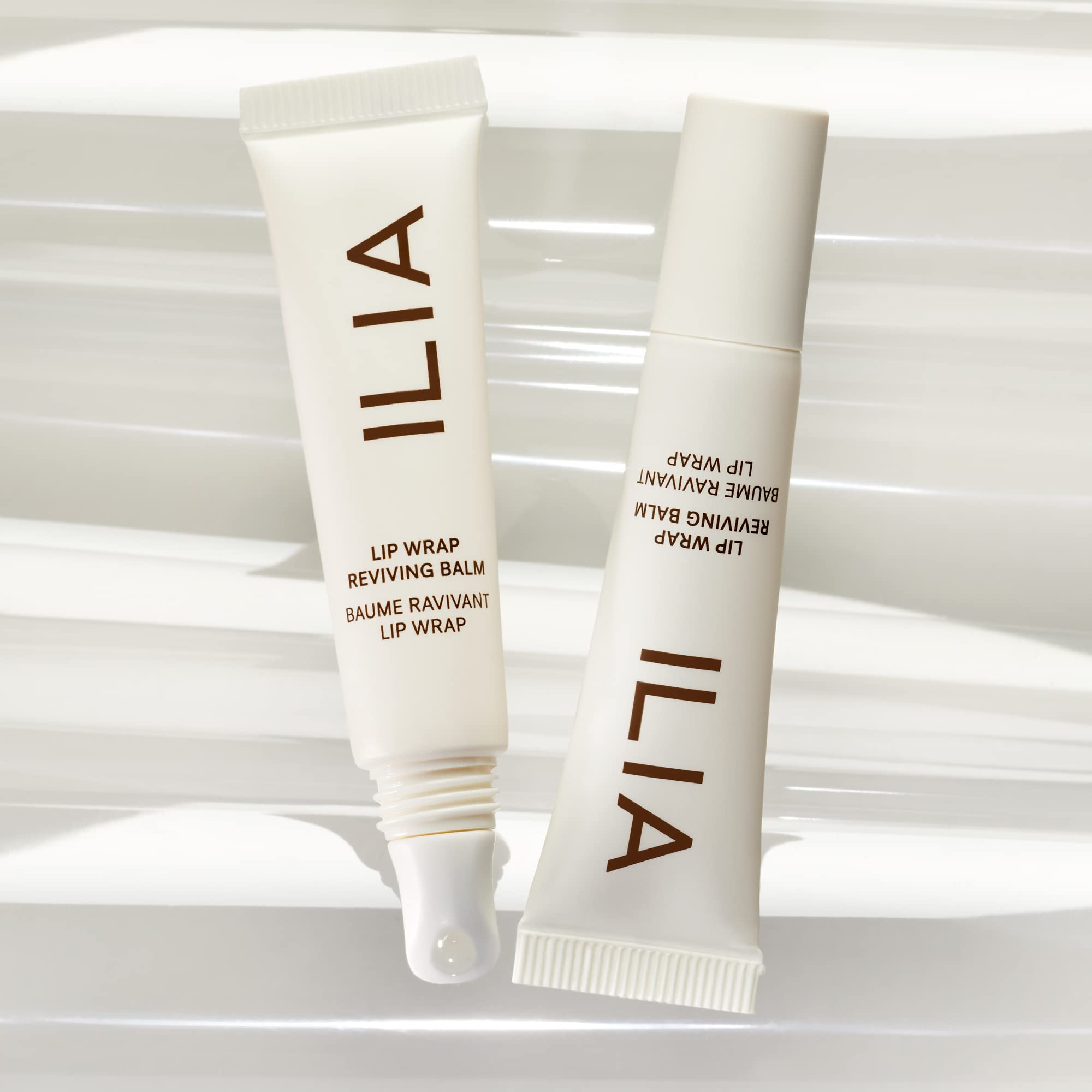 ILIA - Lip Wrap Reviving Balm | Non-Toxic, Vegan, Cruelty-Free, Plumping Moisturizer with Long Lasting Hydration (Lucid, 0.23 fl