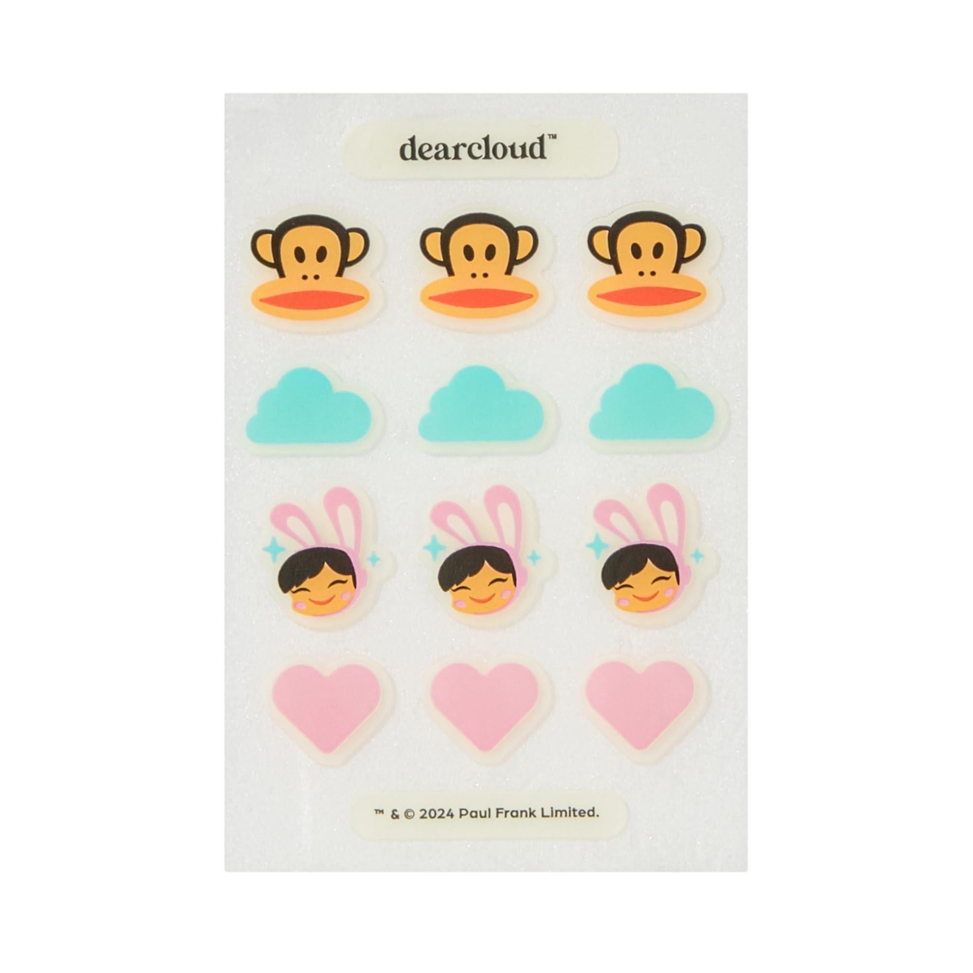 dearcloud x Paul Frank Zit Buster Julius Hydrocolloid Blemish Patches, Pimple Patches for Face, Acne Spot Treatment With Niacina
