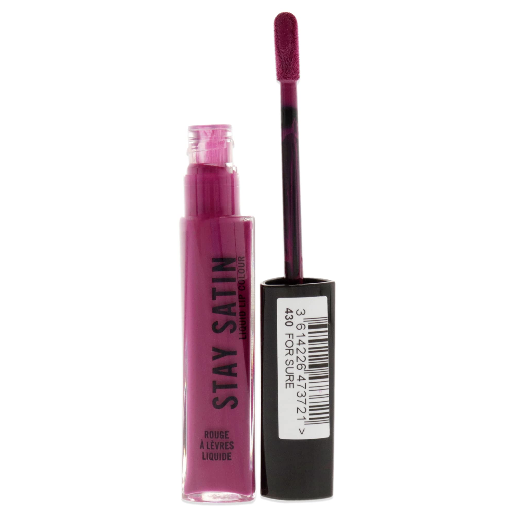 Rimmel London Stay Satin Liquid Lip Color - For Sure Lipstick Women 0.21 Oz