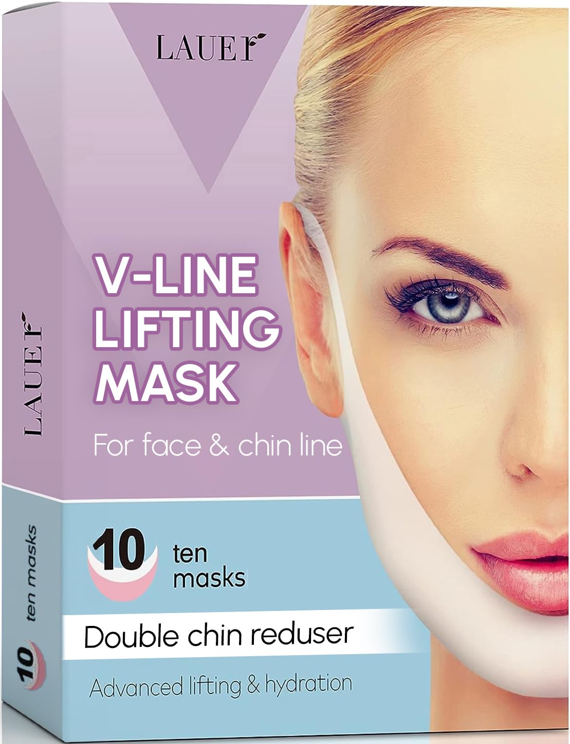 V Shaped Contouring Face Mask Line Shaping Lifting Belt Neck Reduction Jawline Lift Tape Enhancer Face Patch Firming Tightening