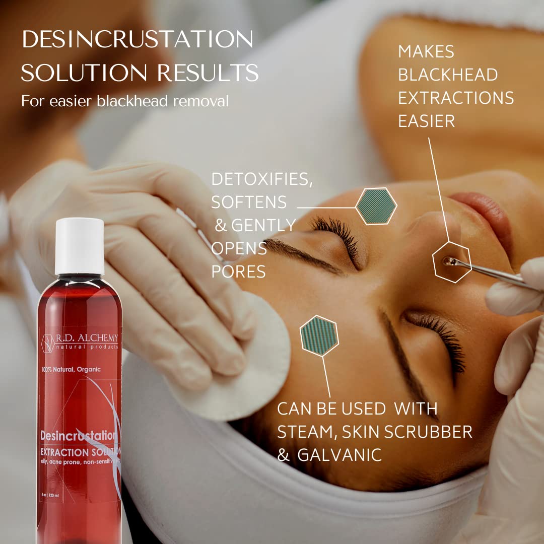 Rd Alchemy - Desincrustation Solution/Scaling Fluid To Help Soften And Open Pores, Remove Blackheads And To Make Extractions Eas