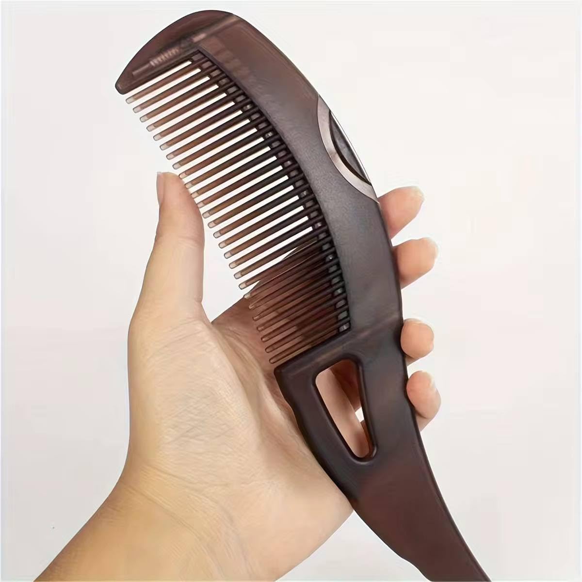 Khamkari Dandruff Comb Energy Massage Comb Scalp Brush For Dandruff Removal, Lice Remover Products, Hair Dressing Comb, Plastic,