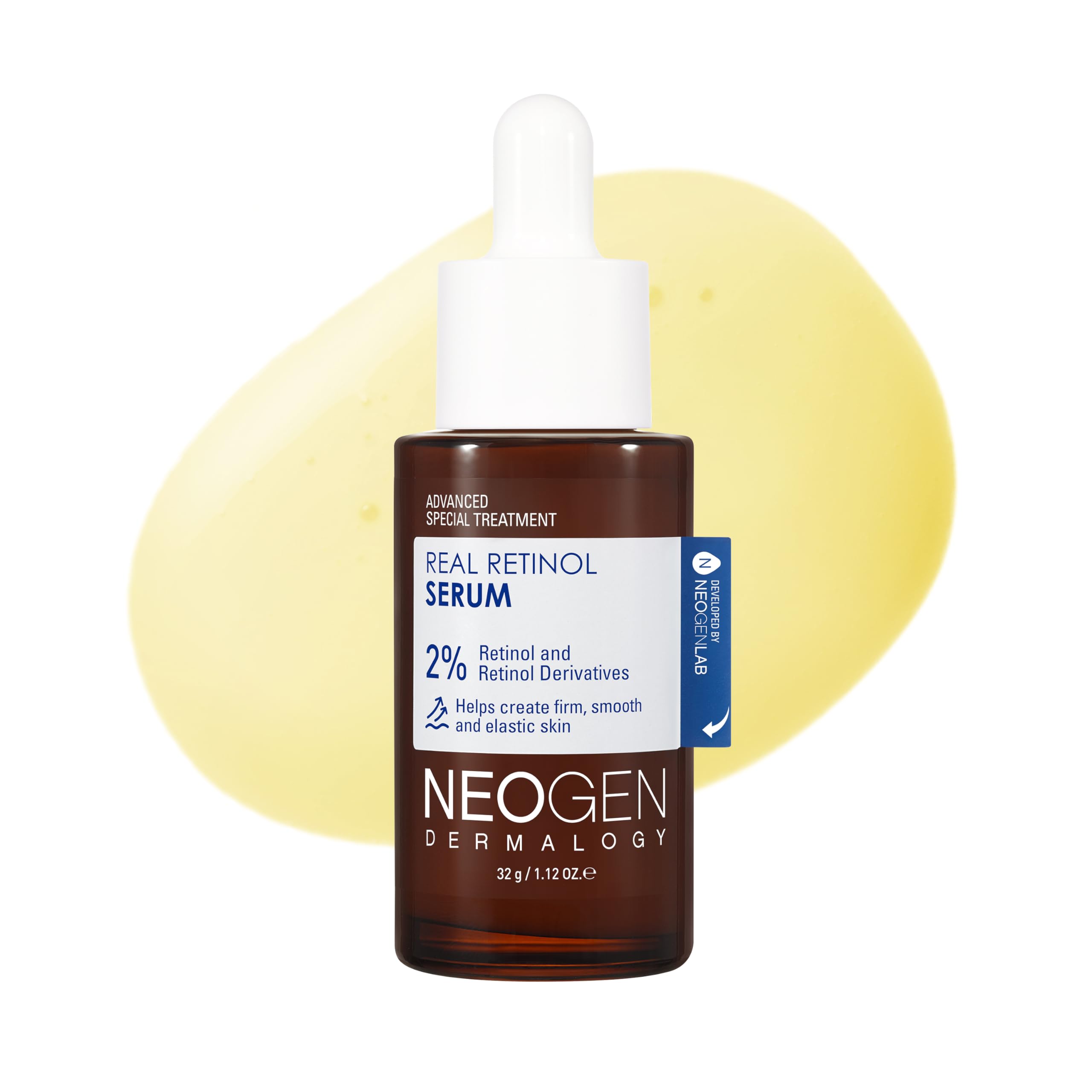 DERMALOGY by NEOGENLAB Real 2% Retinol Serum for Face with Retinol and Retinol Derivatives for Antiaging and Firming & Tighteni