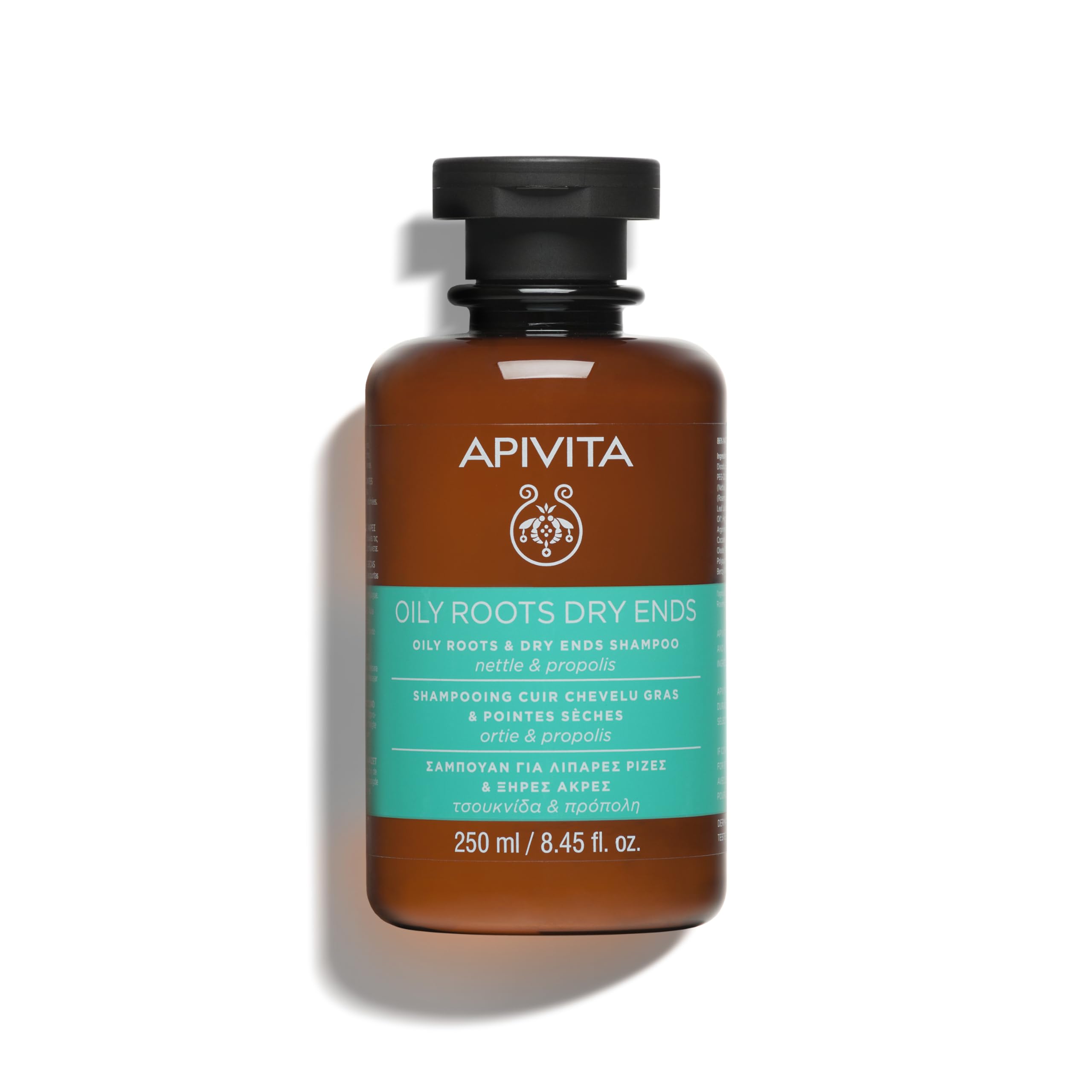 Apivita Oily Roots & Dry Ends Balancing Shampoo, SiliconeFree