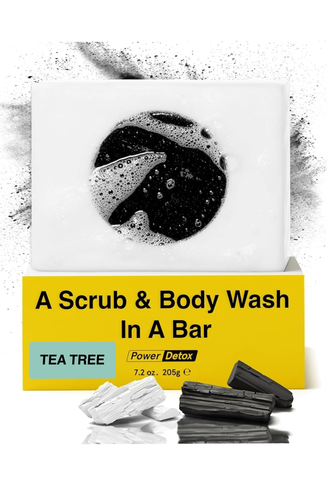Lumin Men's Charcoal Body Soap - Premium Quality Bar Soap for Men - Natural, Nourishing and Cleansing - Best Soap for Men with A