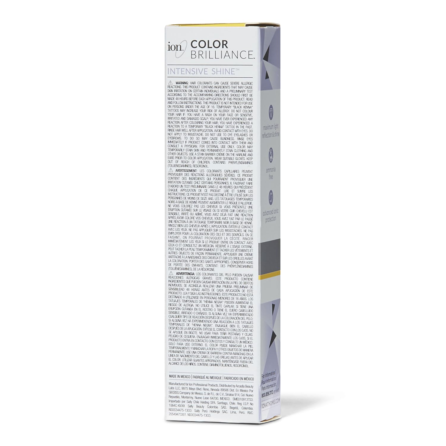 Ion Intensive Shine Demi Permanent Creme Hair Color, 7Nb Medium Neutral Blonde - Ammonia Free, 2.05 Ounce