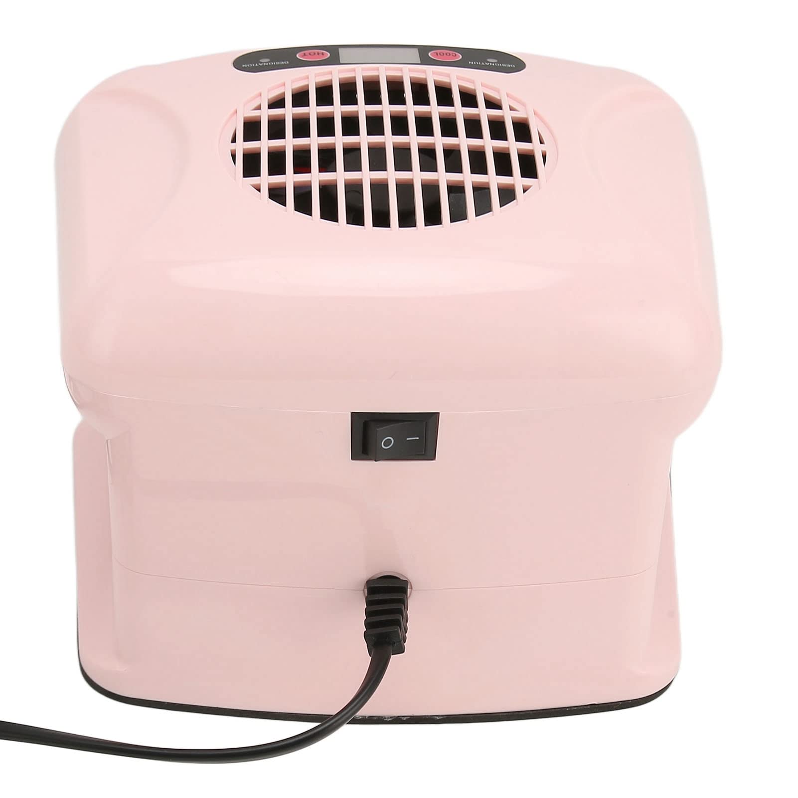 Air Nail Dryer, 300W Air Nail Fan Blow Dryer for Both Hands and Feet, Automatic Sensor Warm Cool Breeze, for Regular Nail Polish