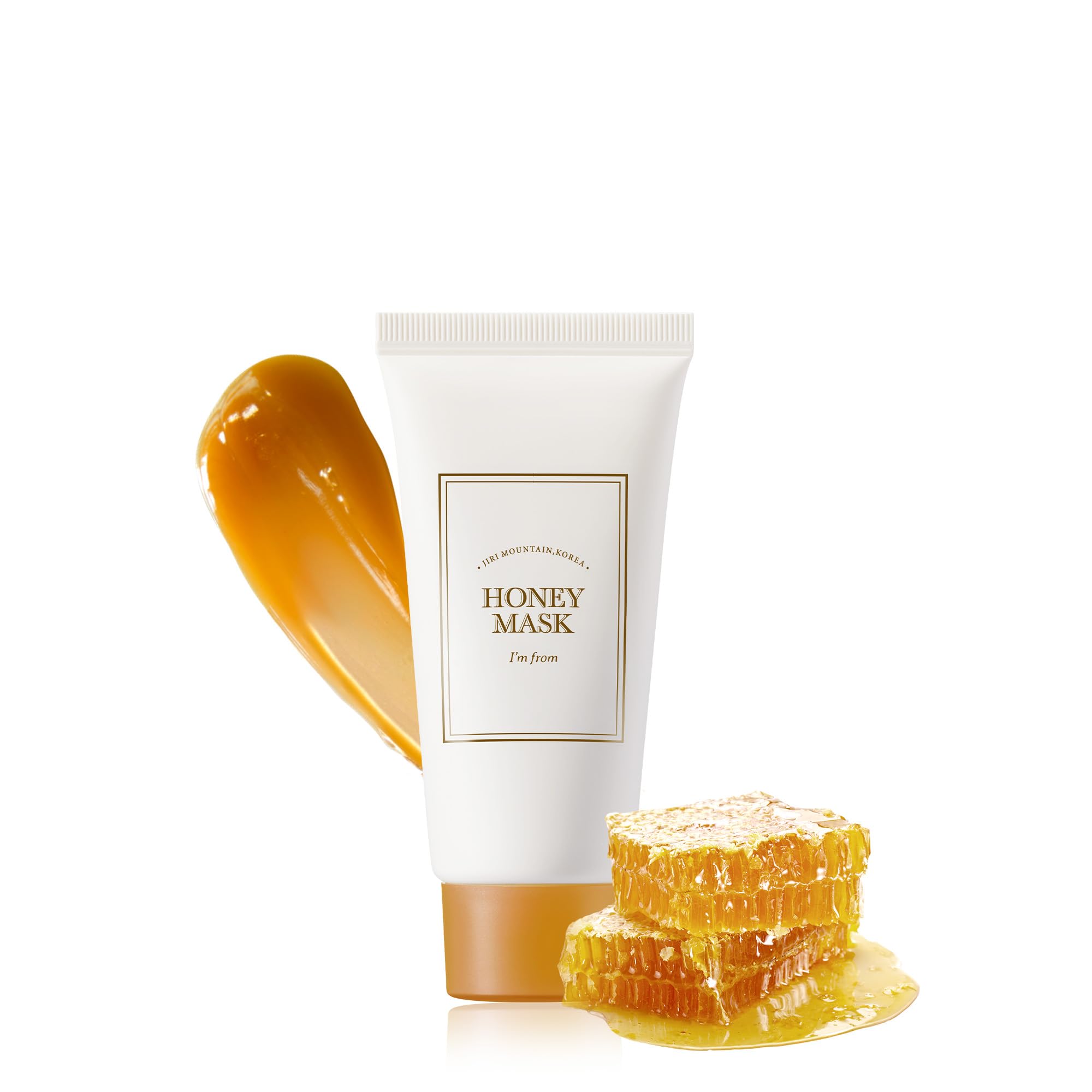 I'M From Honey Mask 1.01 Fl Oz, Wash Off Face Mask, 38.7% Korean Honey, Deep Moisturization For 48 Hours, Nourishment, Clear Com