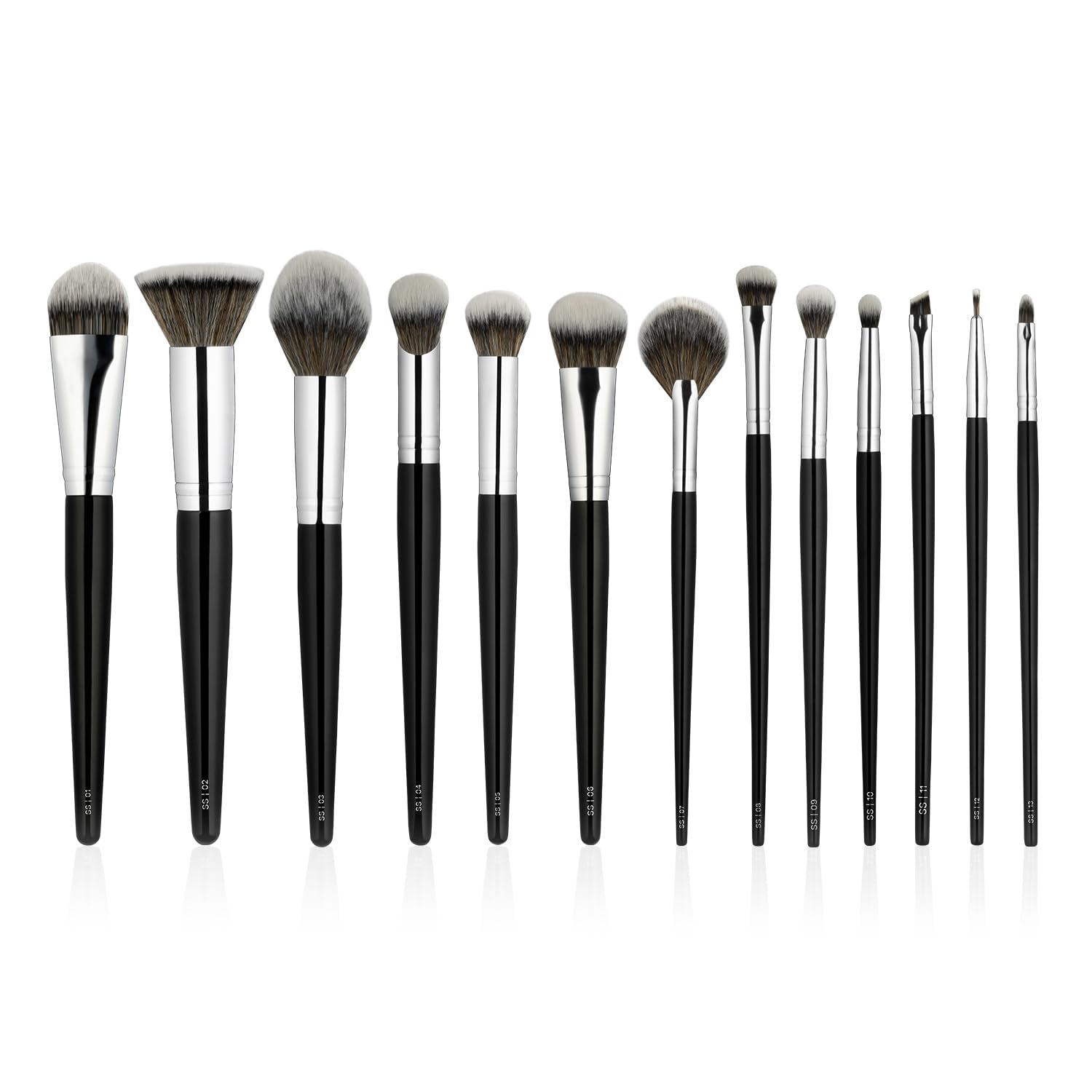 Pac Synthetic Series | Cruetly Free Soft Synthetic Fibres | Brush Organizer | Seamless Application