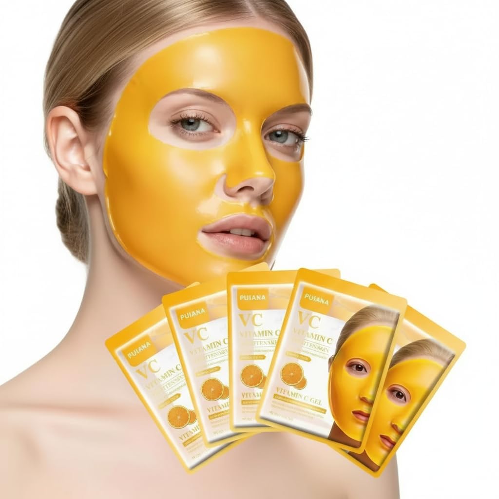 Hydrating Face Mask Sheet For Glowing Skin  Moisturizing & Brightening Sheet Mask For Women & Men, Deep Nourishing Facial Mask 