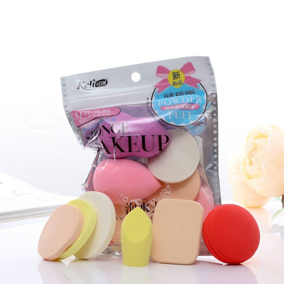 Elitewave Strokes Makeup 6 In 1 Cotton Pad Applicator Foundation Makeup Blender Powder Buff Sponge Cosmetic Puff WomenS & Girls