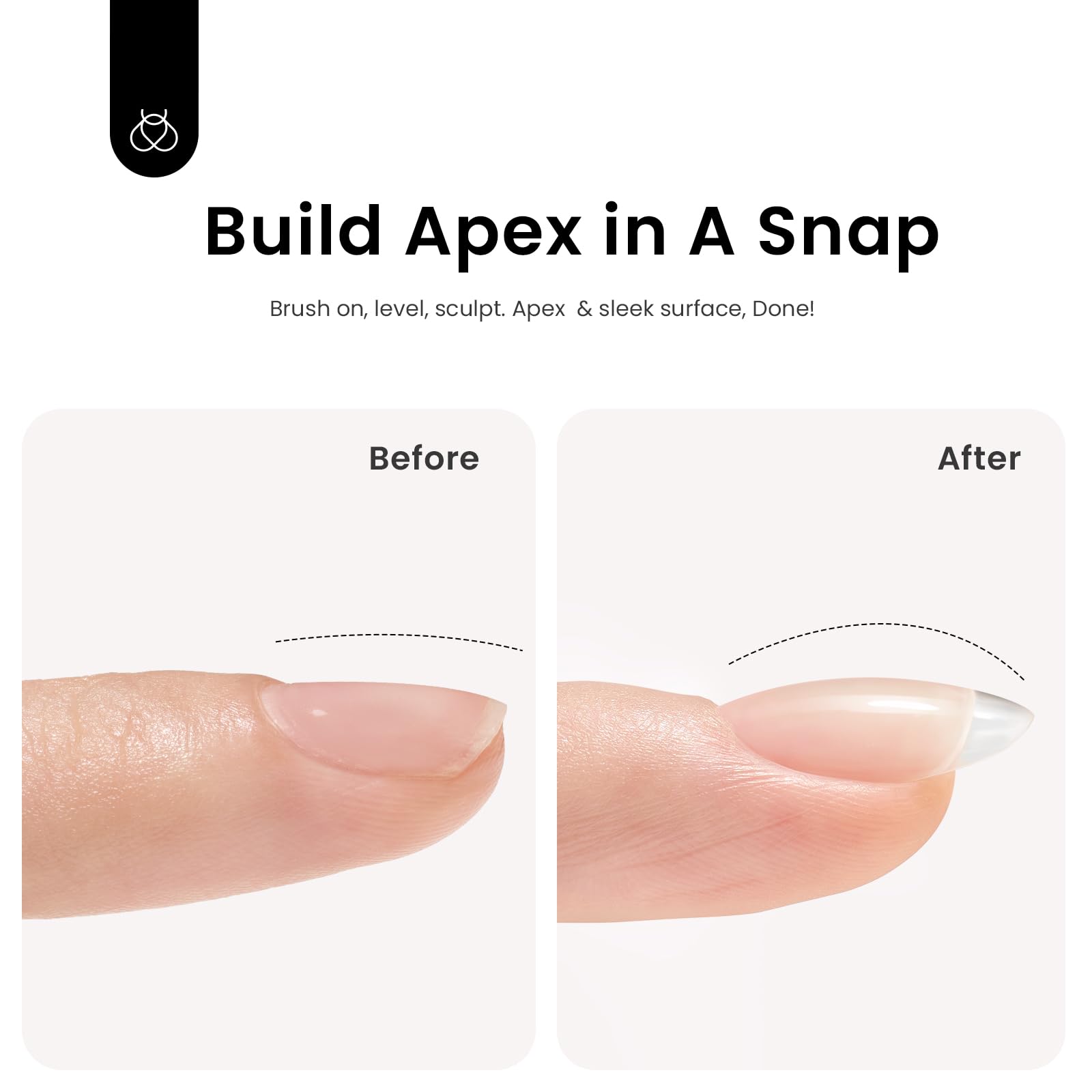 Builder Gel For Nails White, Milky White Building Nail Gel For Nails Translucent Color Jelly Builder Strengthener Cover Gel 15Ml
