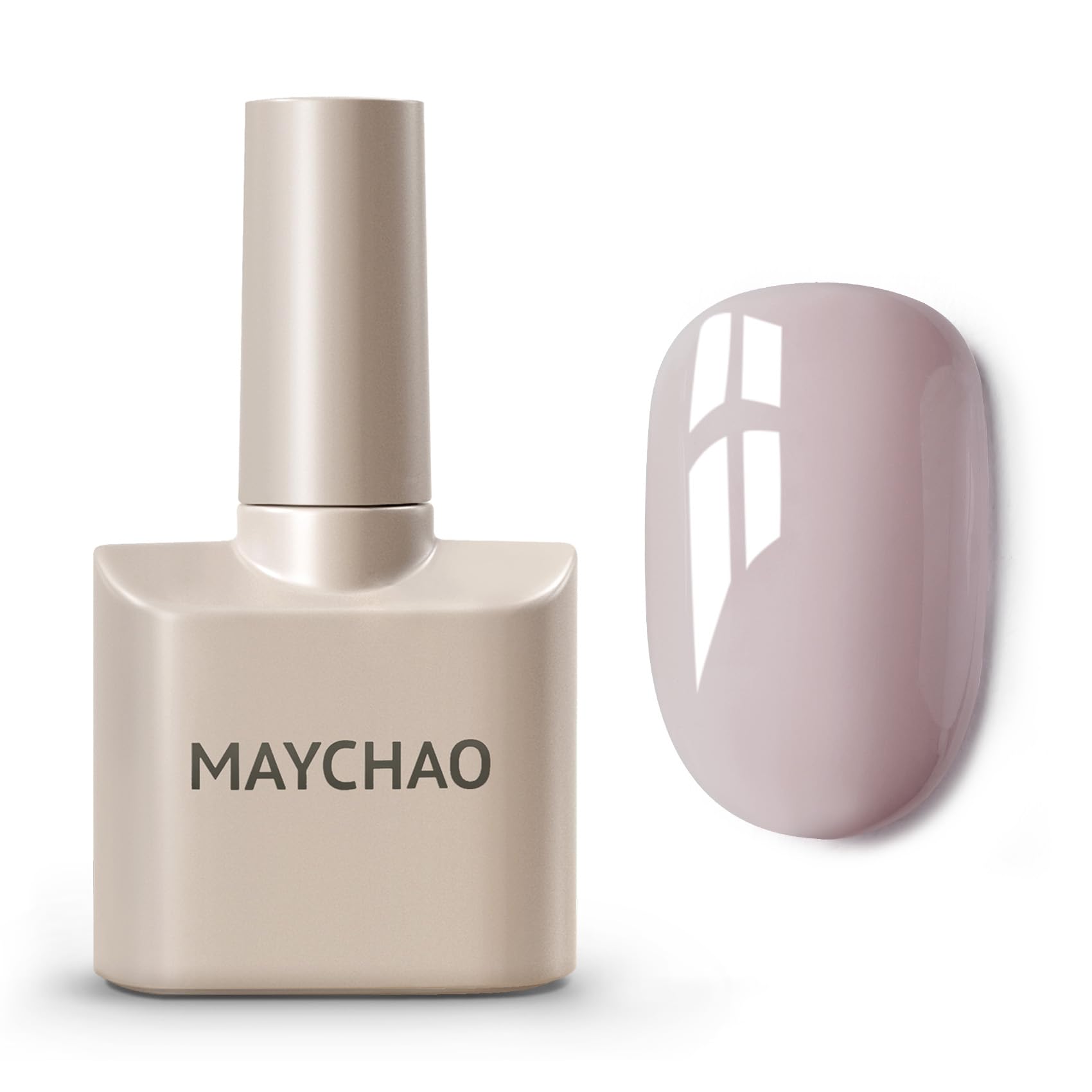 MAYCHAO 15ML Gel Nail Polish 1Pc Stone Beige Gel Polish Soak Off UV LED Nail Polish Nail Art Starter Manicure Salon DIY at Home,