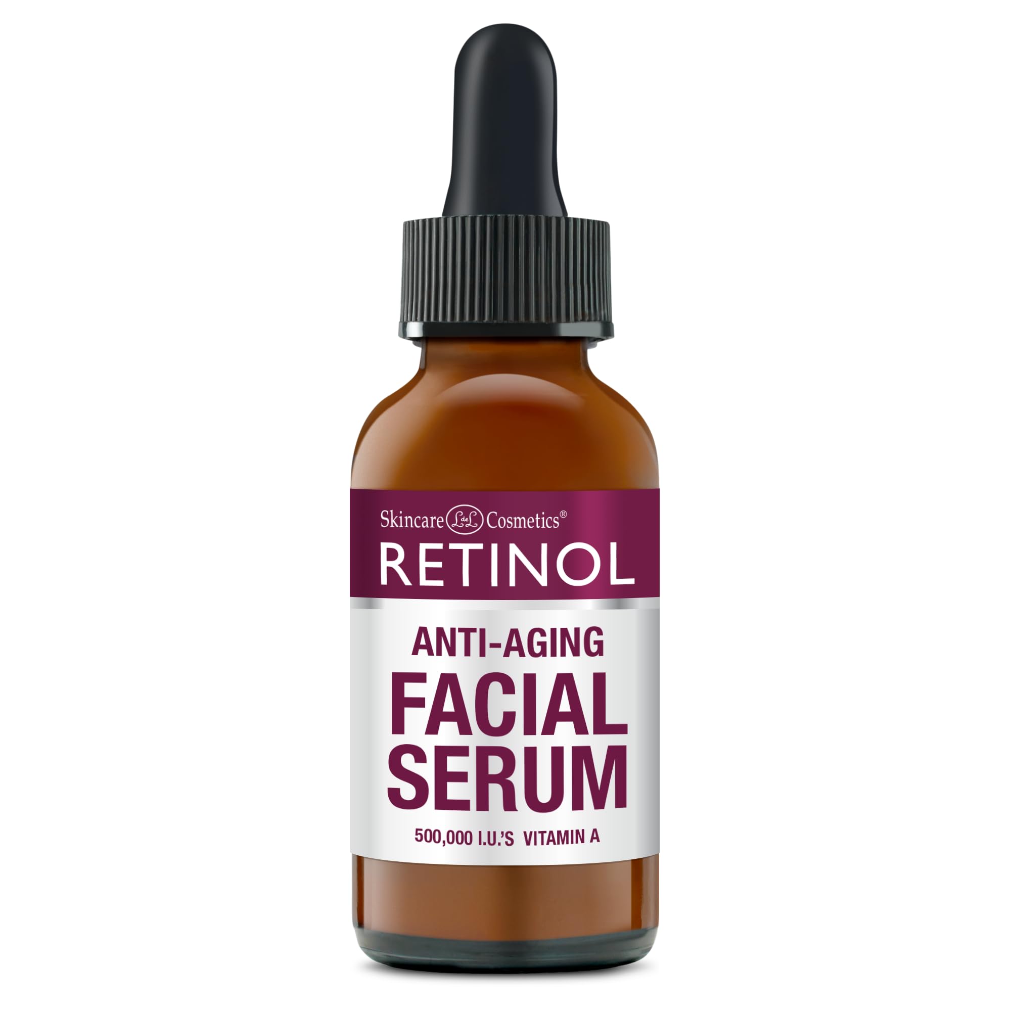 Retinol Anti-Wrinkle Facial Serum - Vitamin A Concentrate Improves Skins Elasticity & Tone And Minimizes Appearance Of Fine Line