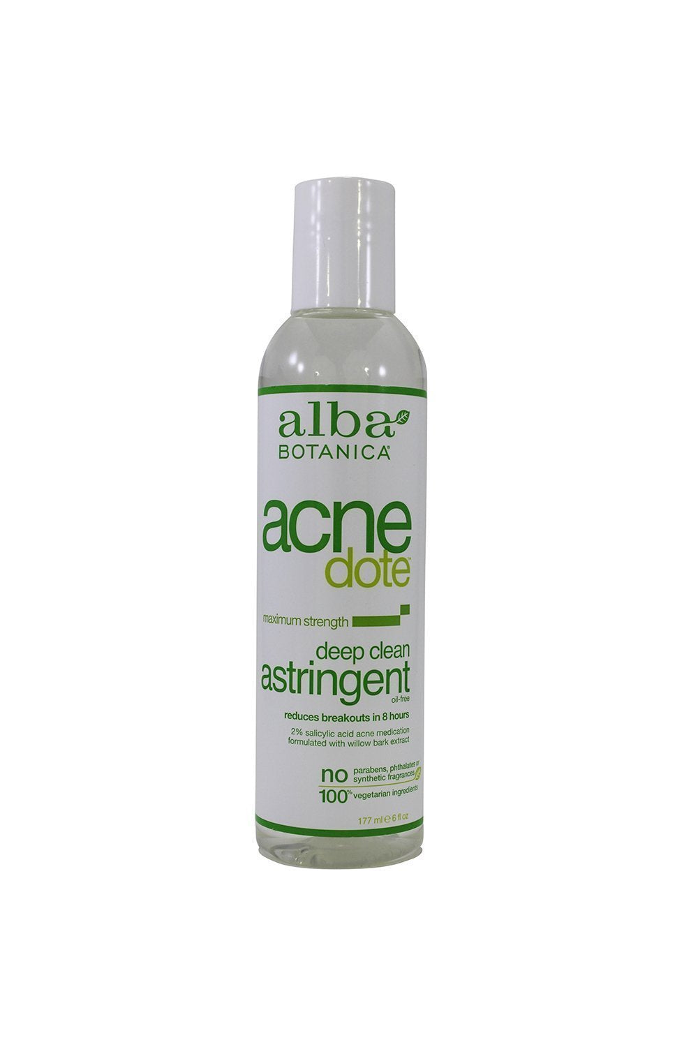 Alba Botanica Natural Acnedote Deep Clean Astringent, 6 Ounce (Pack of 3)
