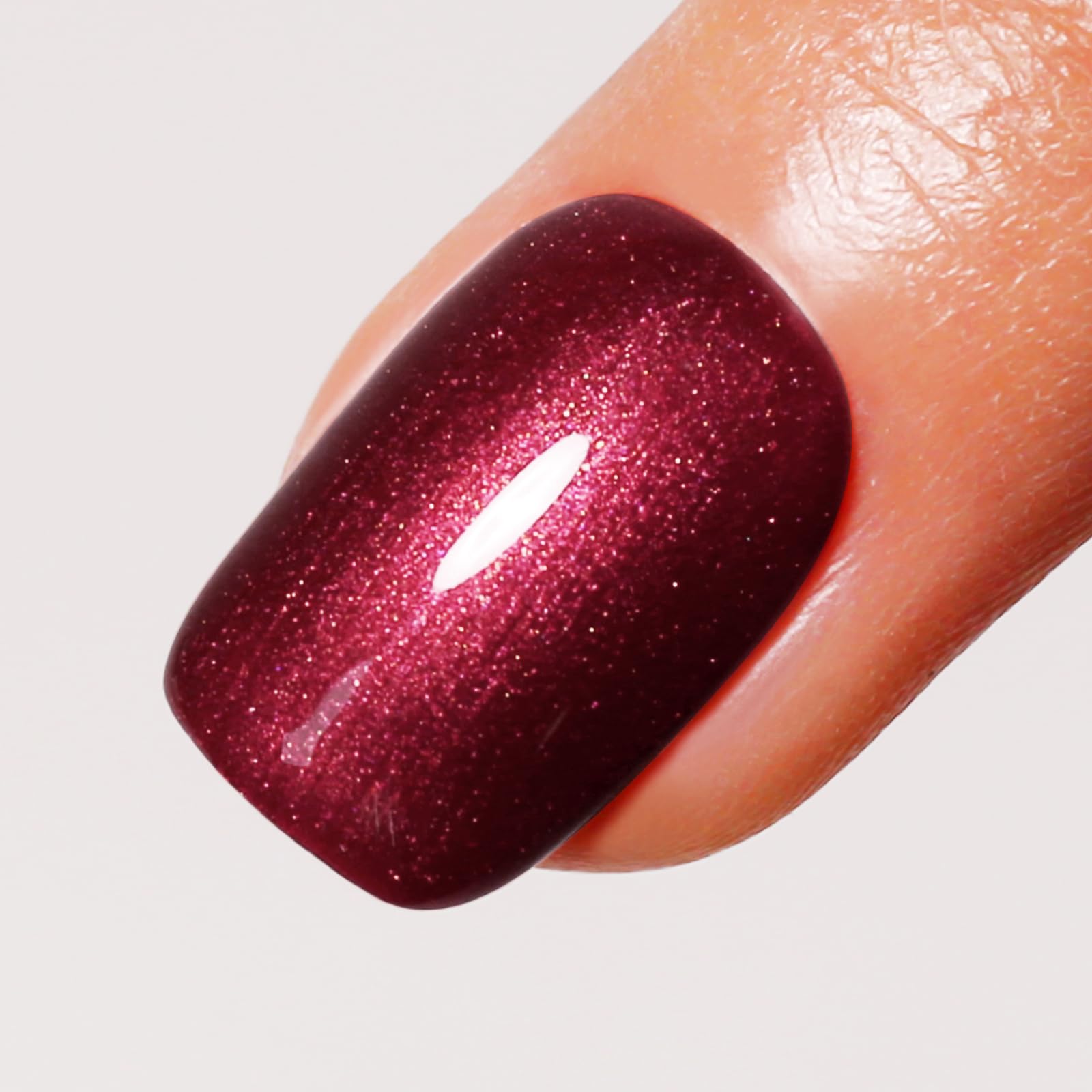Firedeep Pearl Red Gel Nail Polish, 0.54 Fl Oz Large Bottle Uv/Led Soak Off Red Gel Polish For Spring Summer