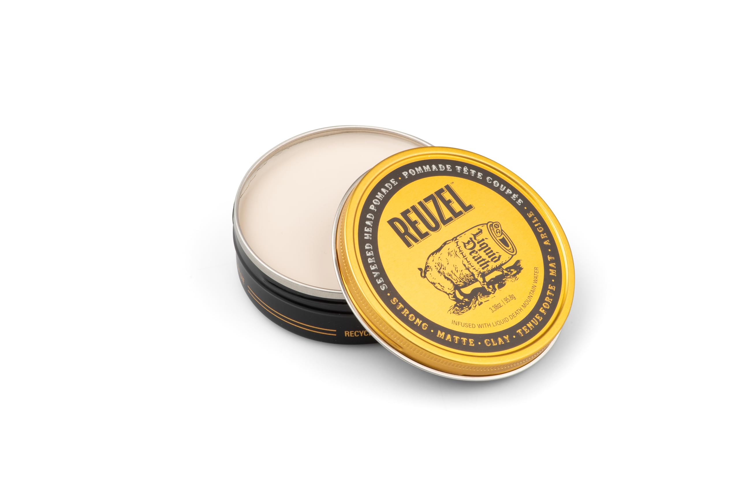 Reuzel Liquid Death Severed Head Pomade - Hair Pomade for Men with Argan Oil and Aloe - Non-Sticky and Non-Greasy Clay Pomade -