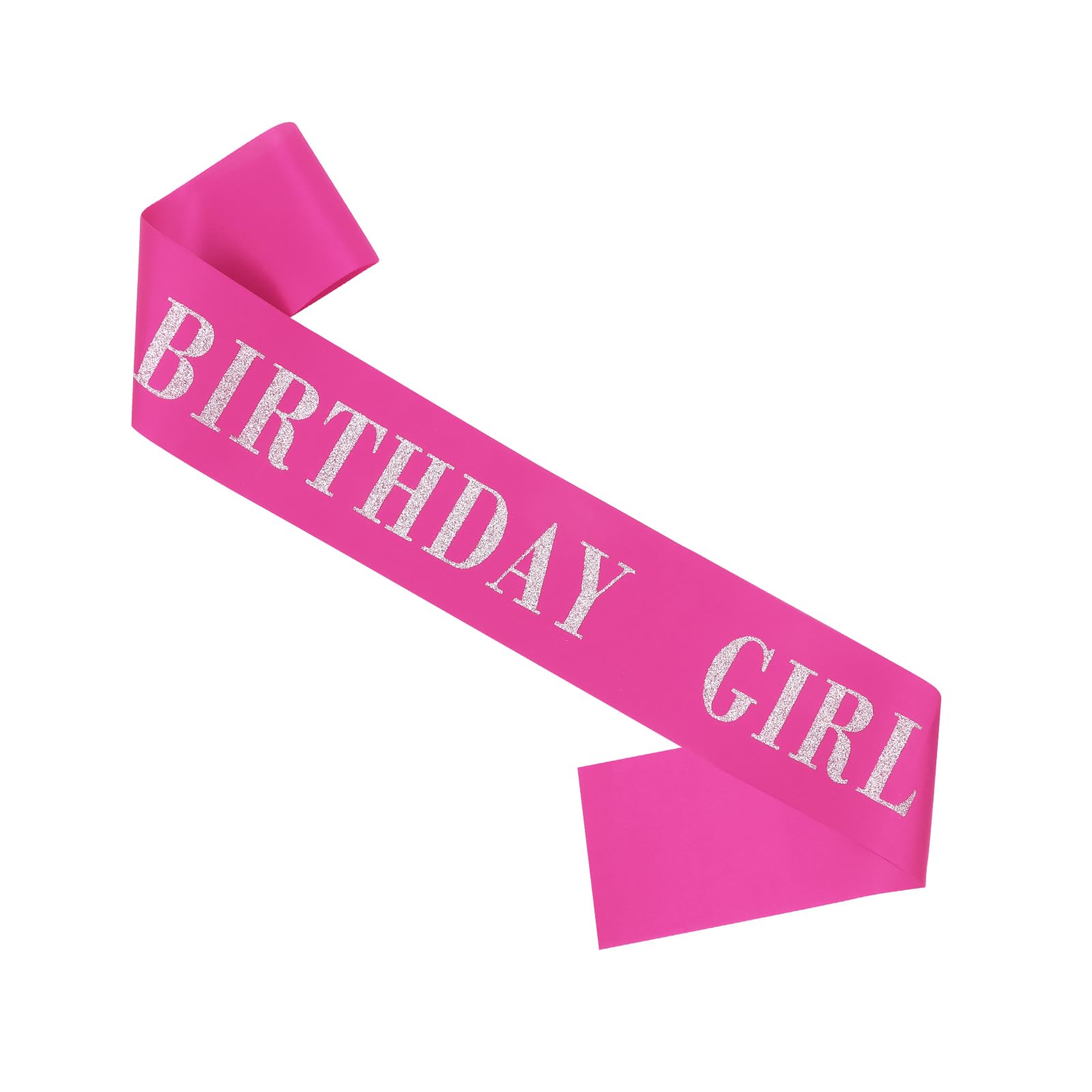 CIEHER 67'' L x 3.6'' W Birthday Sash - Rose Pink Girl , Queen , Gifts and Decorations