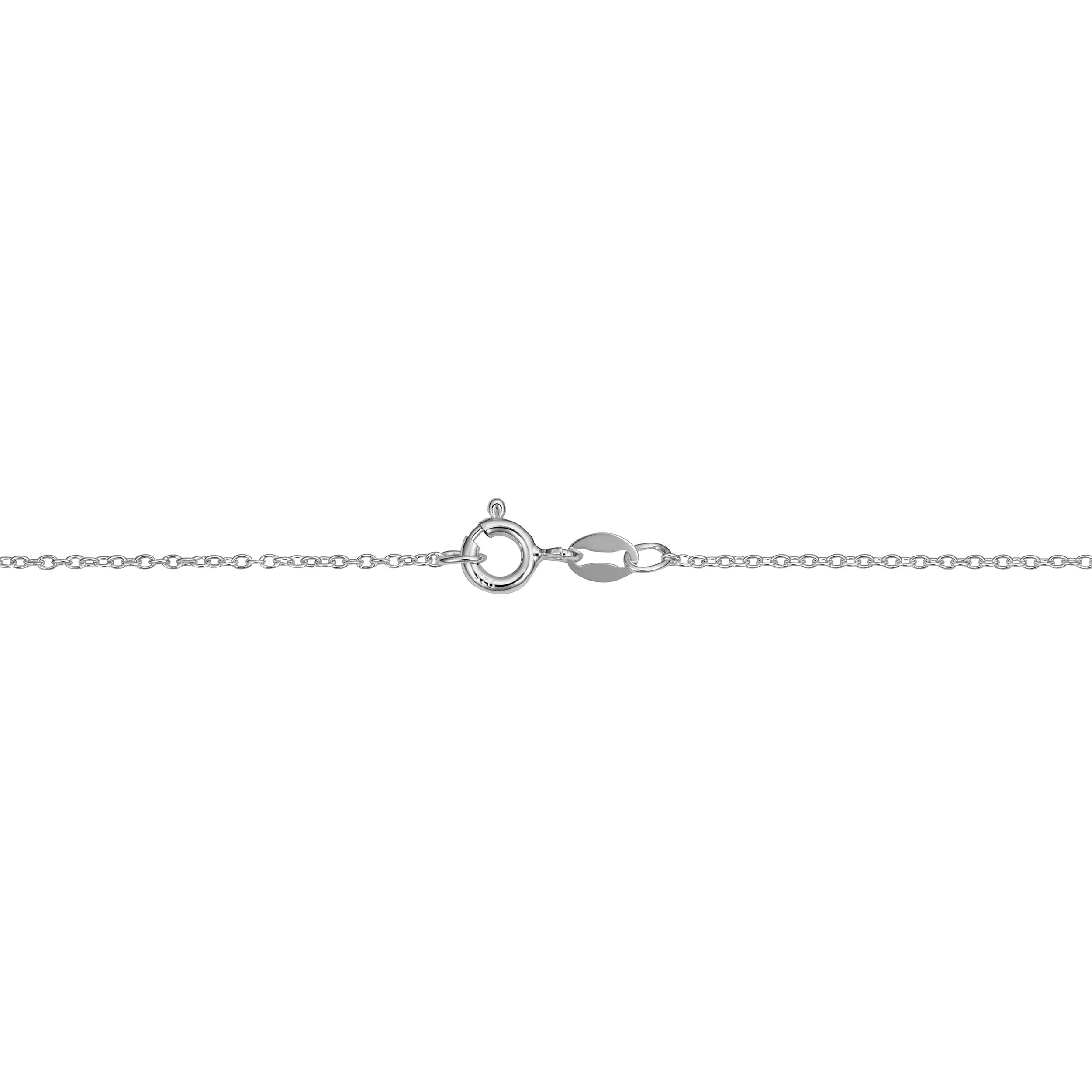 Kooljewelry Sterling Silver Round Cable Chain Necklace (1.2 mm, 40 inch)