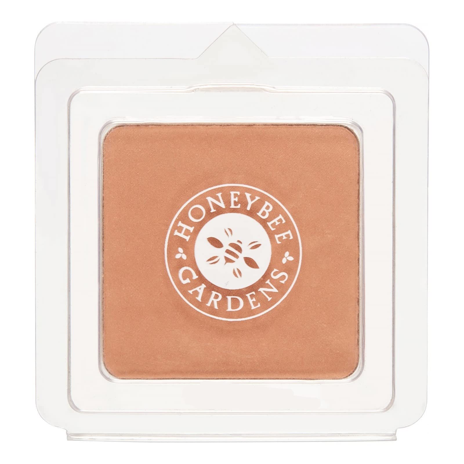 Honeybee Gardens Pressed Mineral Powder Foundation Refill, Montego, Warm Tan Neutral Shade, Adjustable Coverage, Natural Finish,