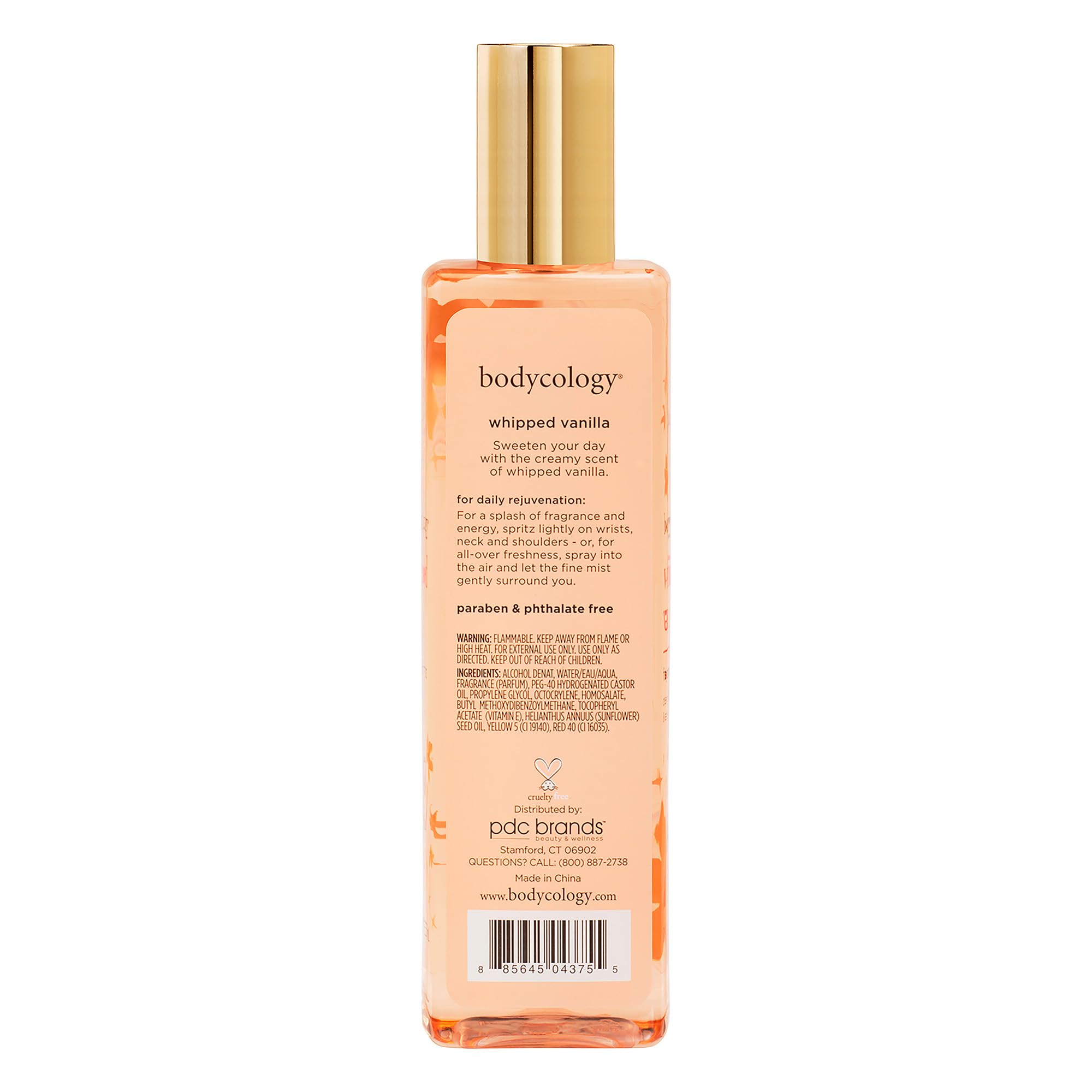 Bodycology Whipped Vanilla Fragrance Mist Women 8 oz