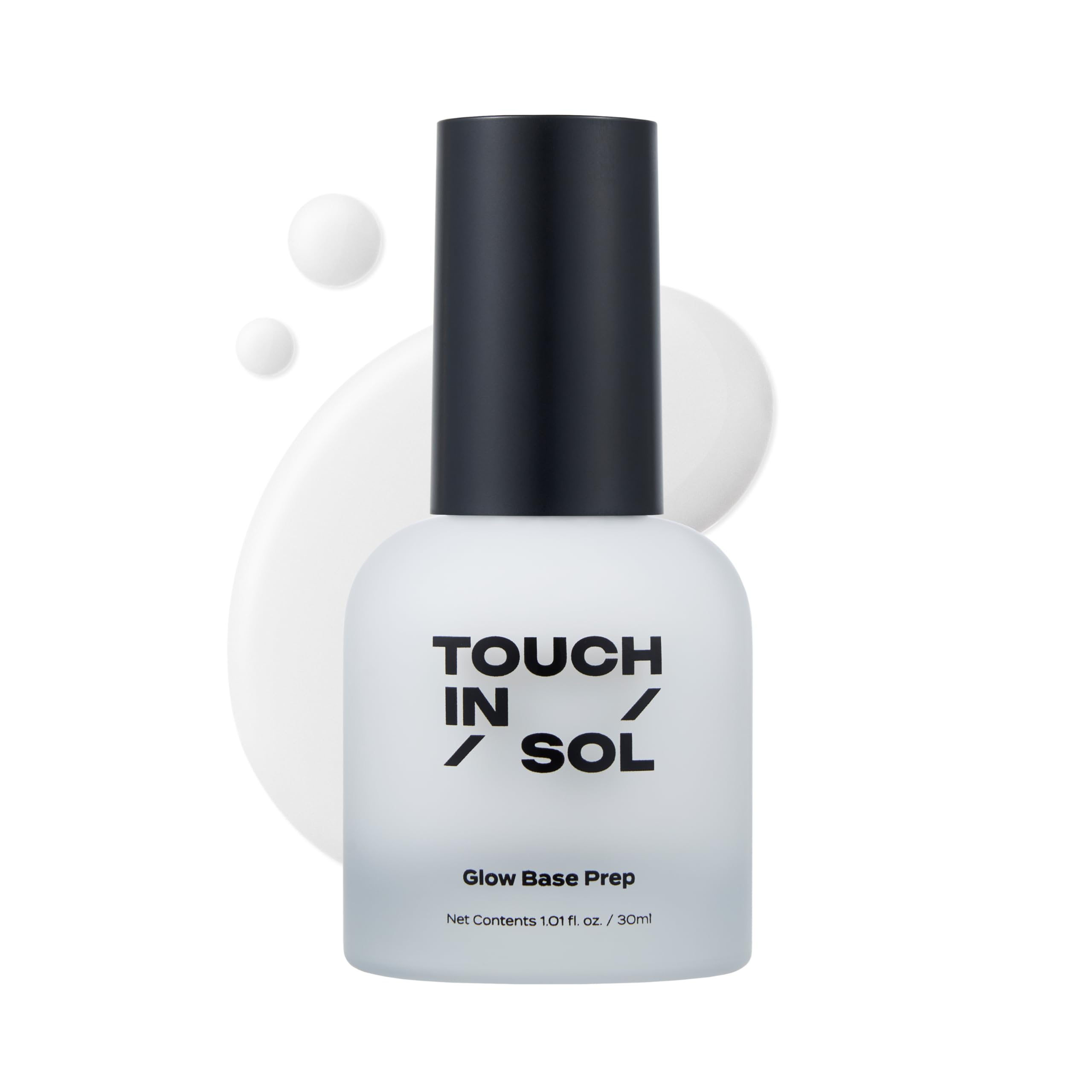 TOUCH IN SOL Glow Base Prep  Glow Primer for Radiant Makeup Base, Hydrating Face Prep with Ceramides, Hyaluronic Acid & Peptide