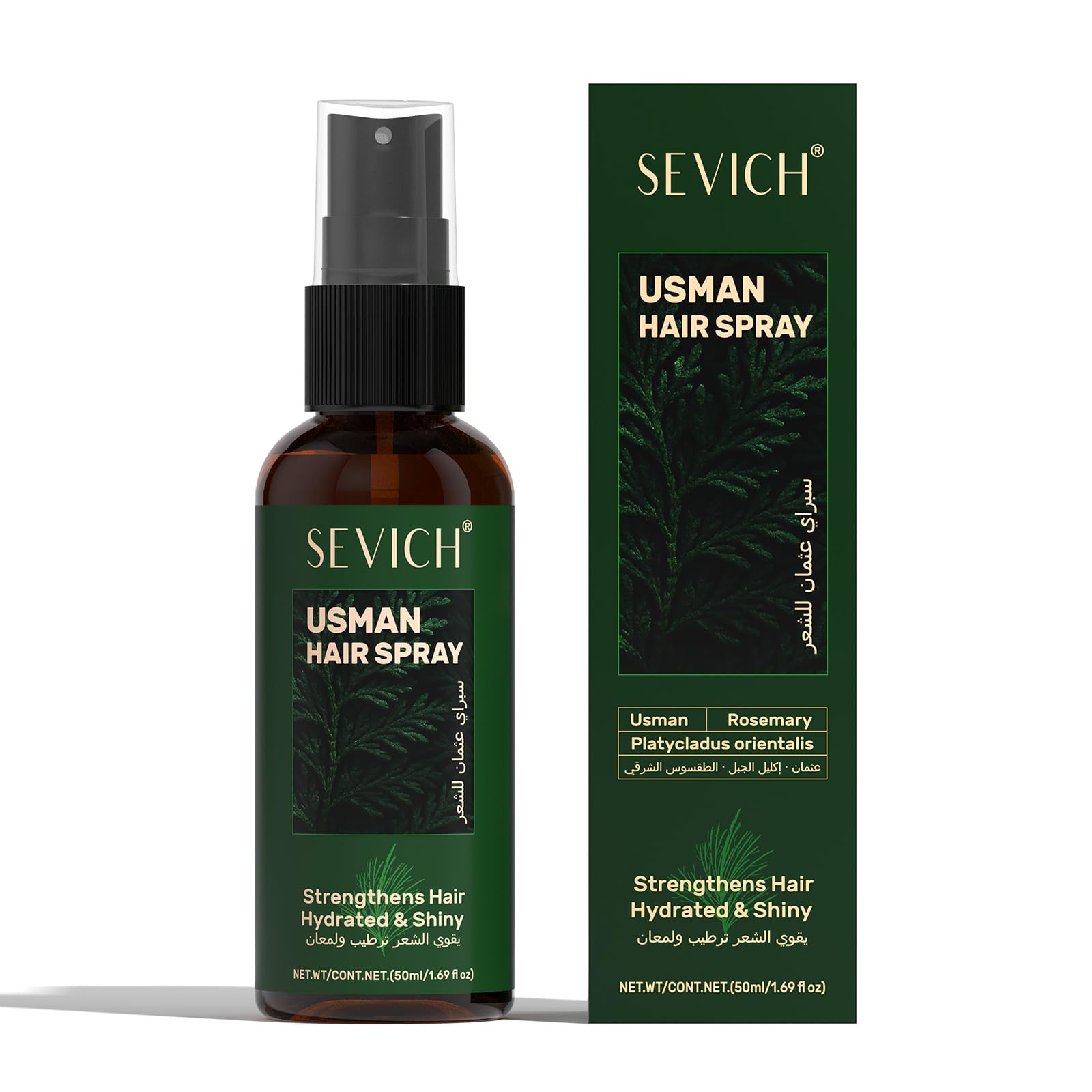 SEVICH Polygonum Multiflorum Hair Spray,Botanical Hair Strengthening Mist with Traditional Herbal Extracts Polygonum Multiflorum