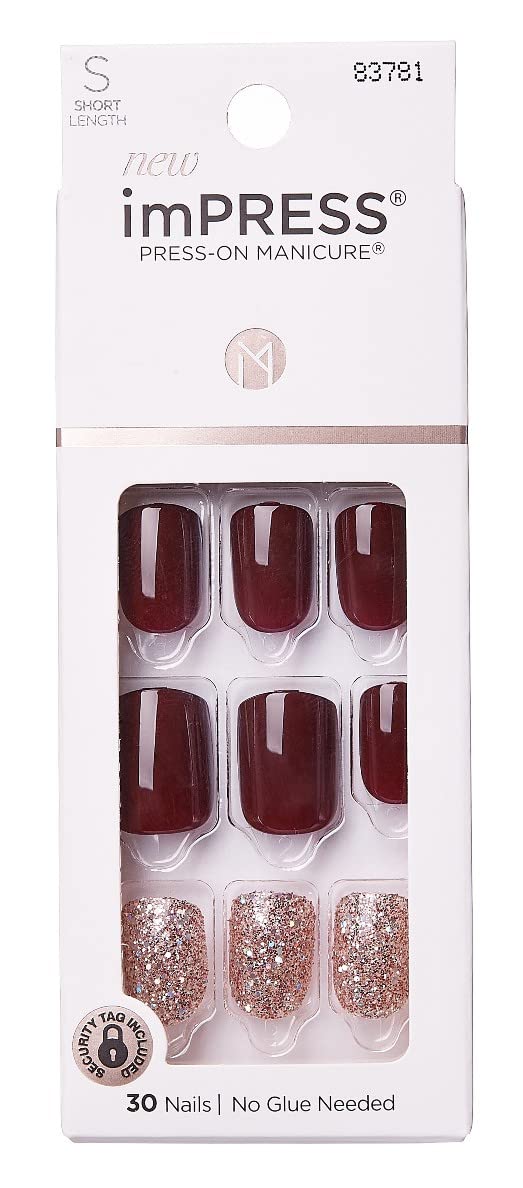 Kiss Impress Press-On-Manicure Kit 30 Count No Other Short (Pack Of 2)