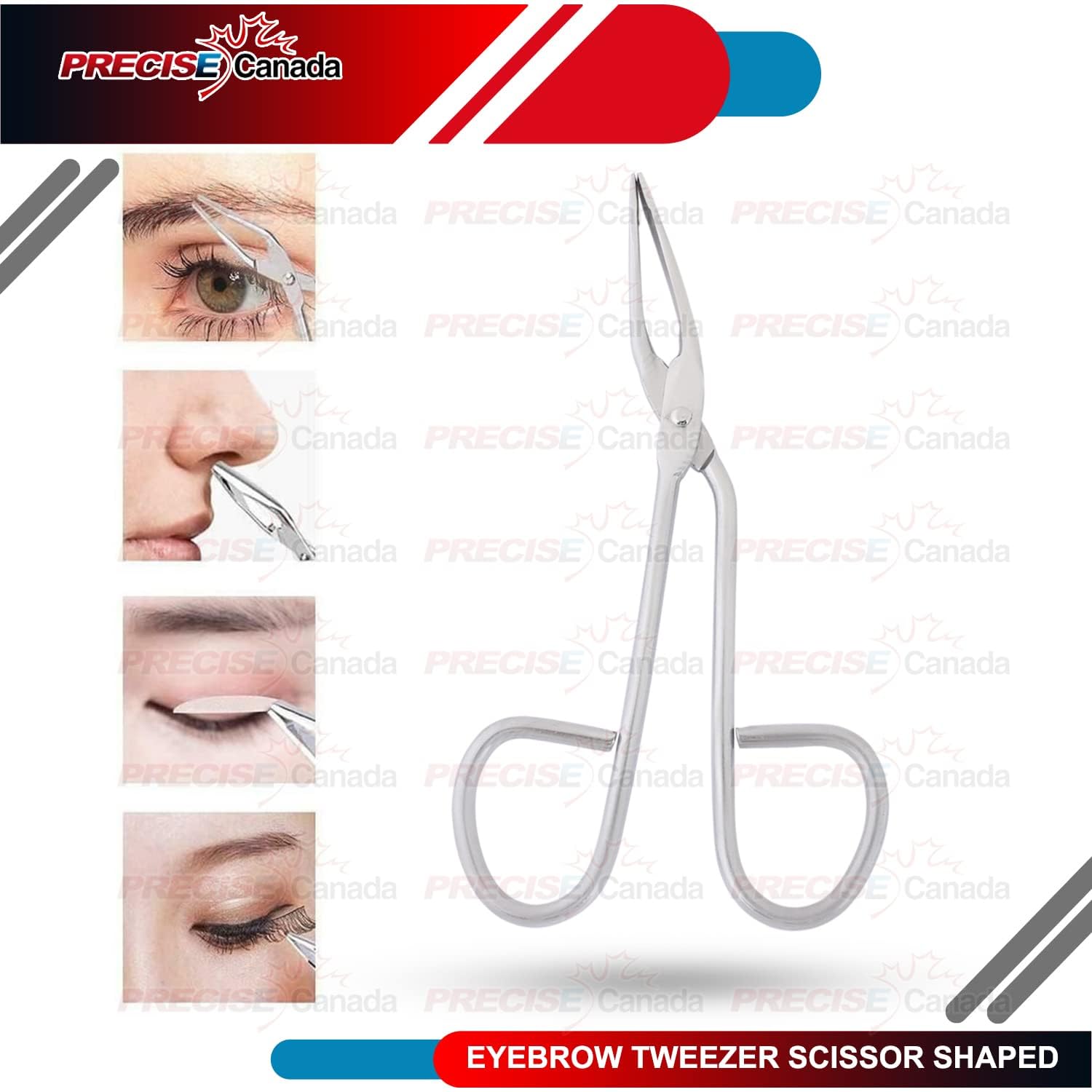 Precise Canada: Slant Scissor Tweezers, 0.03 Pound